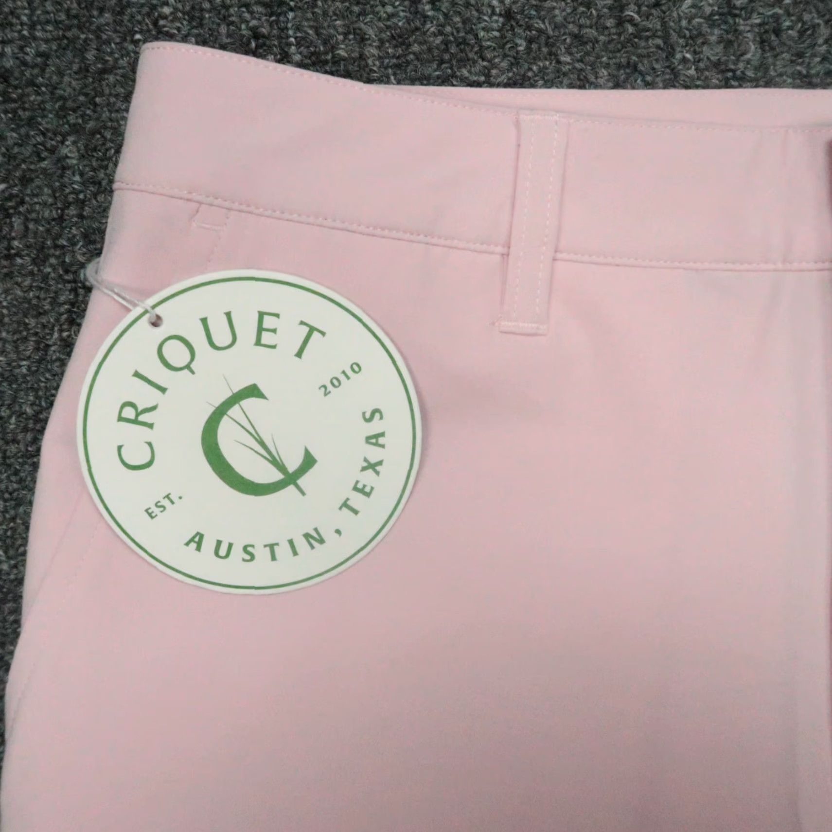 Vintage Criquet Shorts Mens 30 Pink NWT Moisture Wicking Performance Chino Anytime Size US 30 / EU 46 - 2 Thumbnail