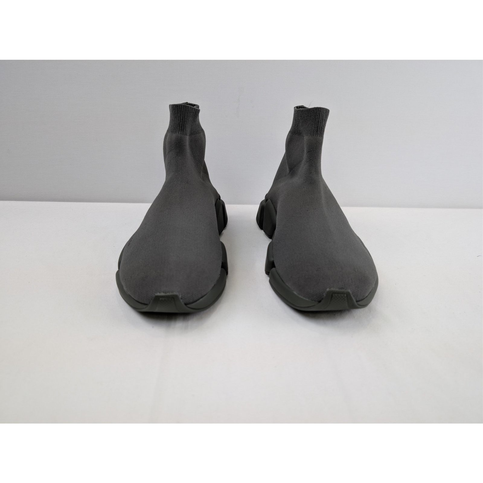Balenciaga o1rshd1 Speed 2.0 LT New Recycled Knit Sneakers in Dark kaki Size US 12 / EU 45 - 10 Thumbnail