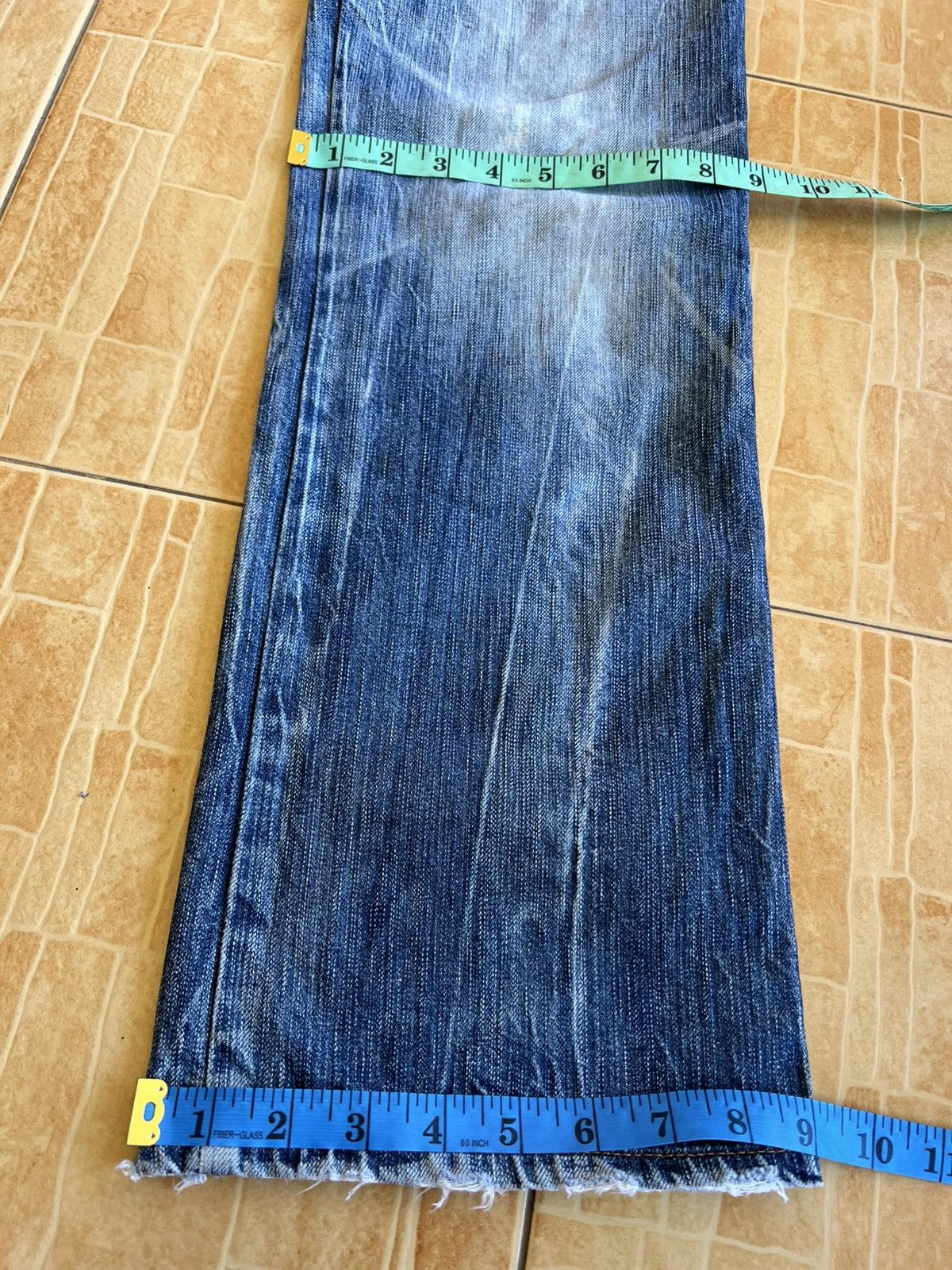 Edwin Vintage Edwin 503 Flare Mud Wash Jean Size US 31 - 5 Thumbnail