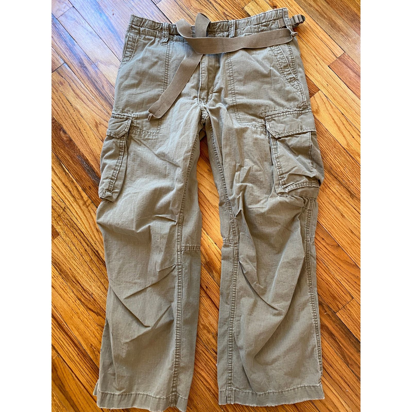 Polo Ralph Lauren × Vintage Polo Jeans Co Ralph Lauren Military Paratrooper Cargo Pants Size US 33 - 1 Thumbnail