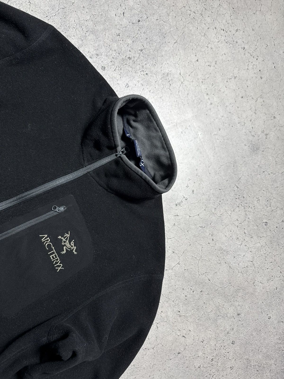 Arcteryx Vintage Fleece Sweatshirt 1/4 Zip Big Logo Size M