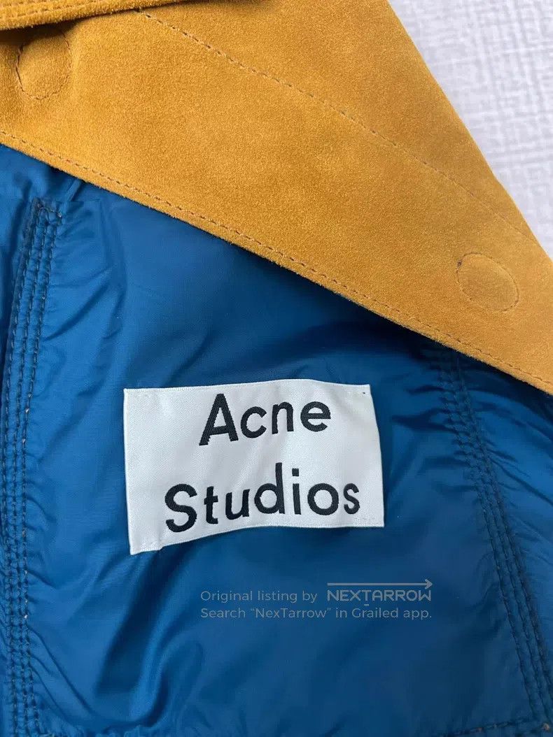 Acne Studios Acne Studios Cowhide solid color lapel leather jacket Size US L / EU 52-54 / 3 - 4 Thumbnail