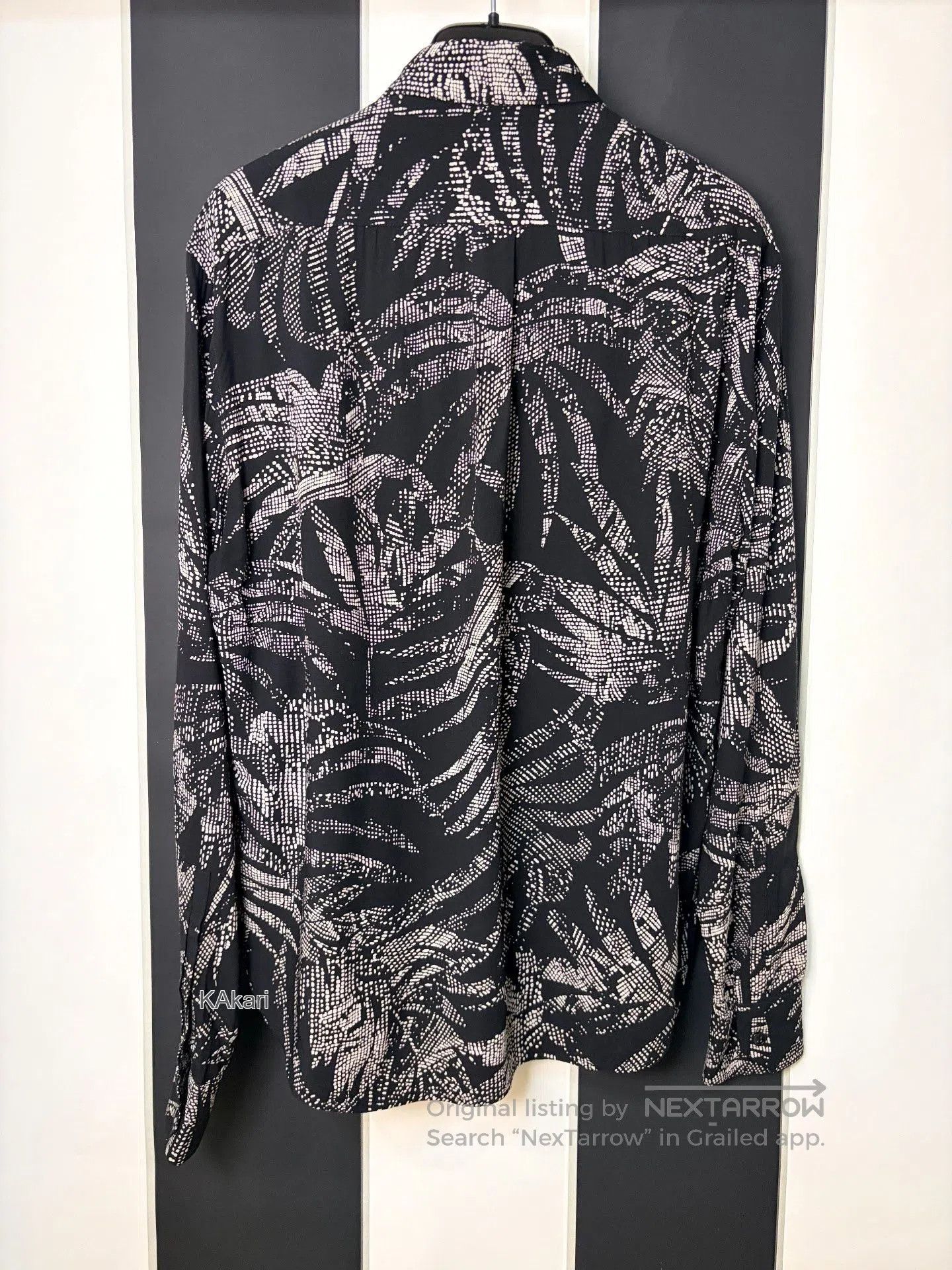 Saint Laurent Paris Saint Laurent SLP 20SS Palm Tree Silk Shirt. Size US M / EU 48-50 / 2 - 2 Thumbnail