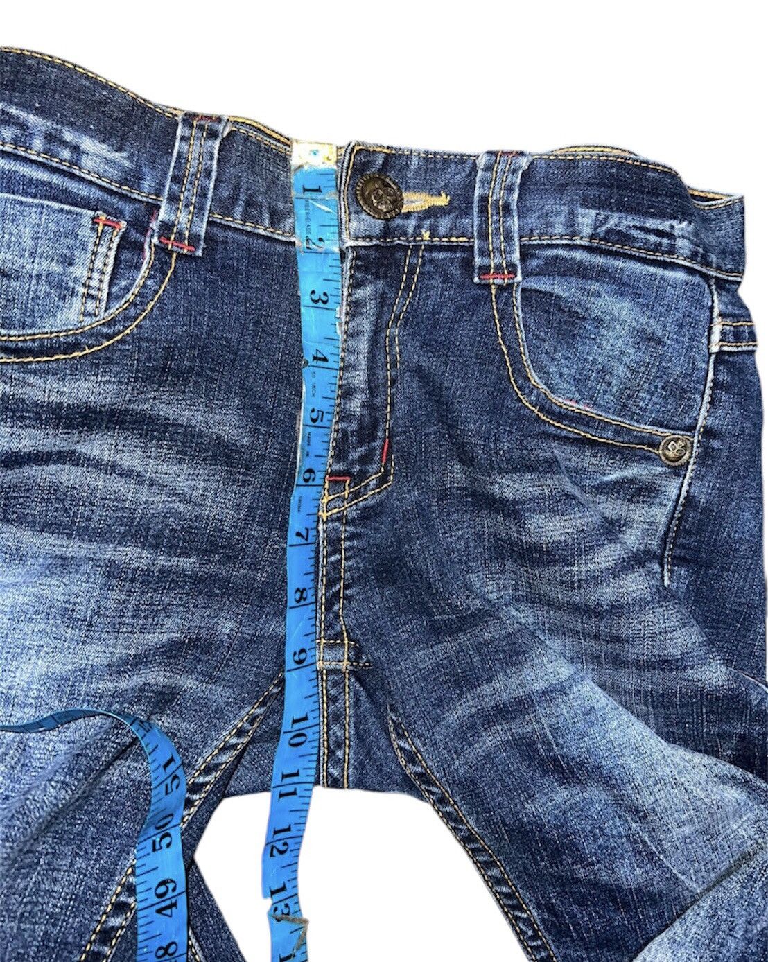 Affliction × If Six Was Nine × Japanese Brand Rare design Red pepper jeans Size US 31 - 12 Thumbnail