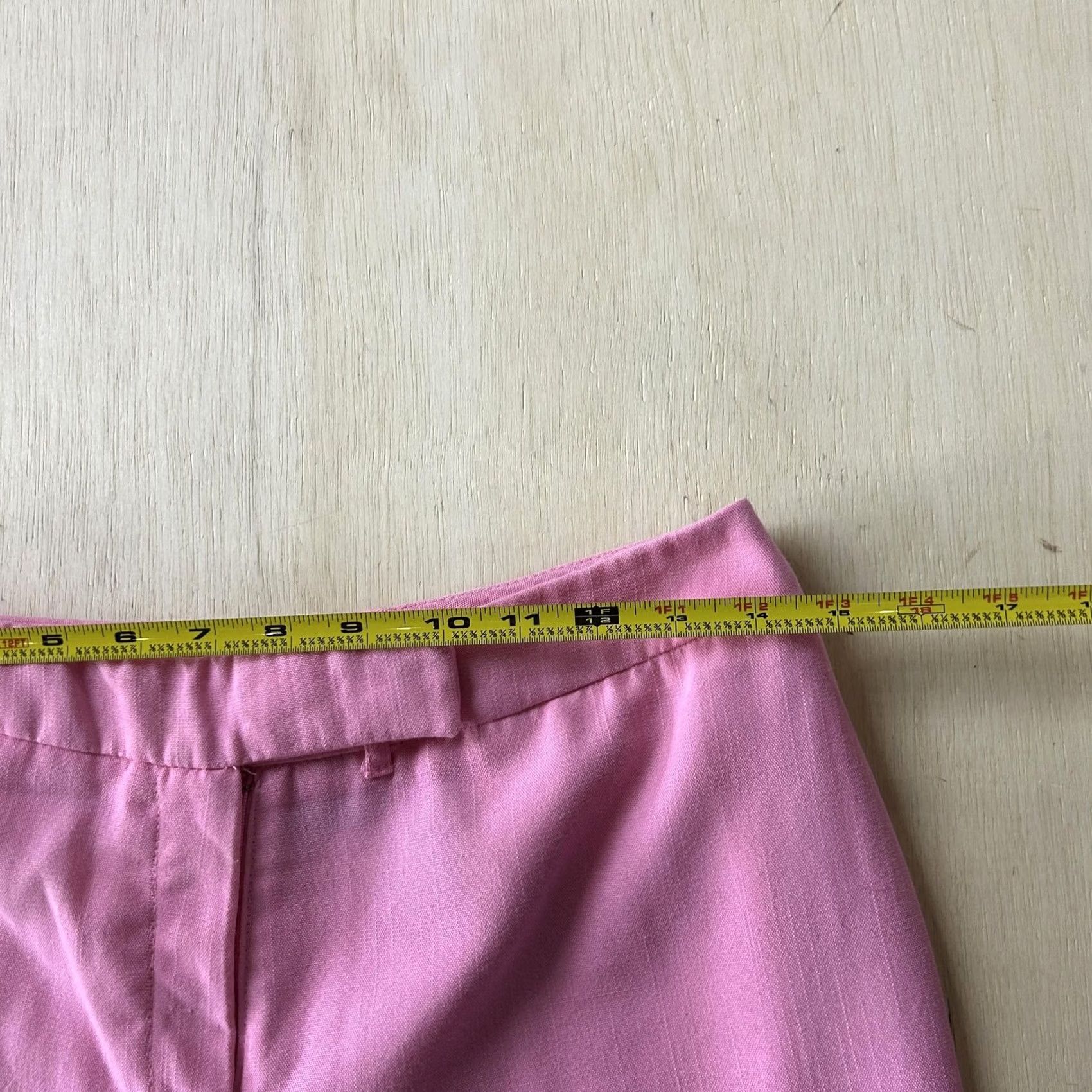 Vintage VINTAGE Sag Harbor Dress Pants Womens 6P Petite Pink Twill Classic Fit Pockets Size 28" / US 6 / IT 42 - 4 Thumbnail