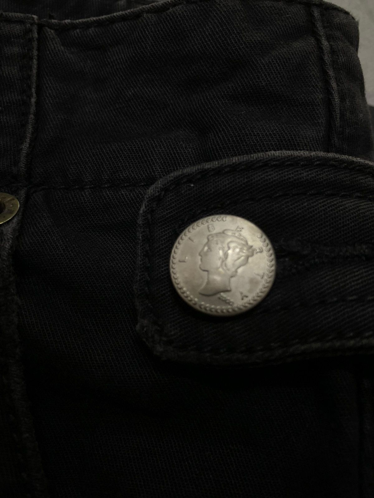 Issey Miyake × PPFM × Tete Homme PPFM Japan Bondage Double Knee Zipper Black Tech Cargo Pants Size US 32 / EU 48 - 9 Thumbnail