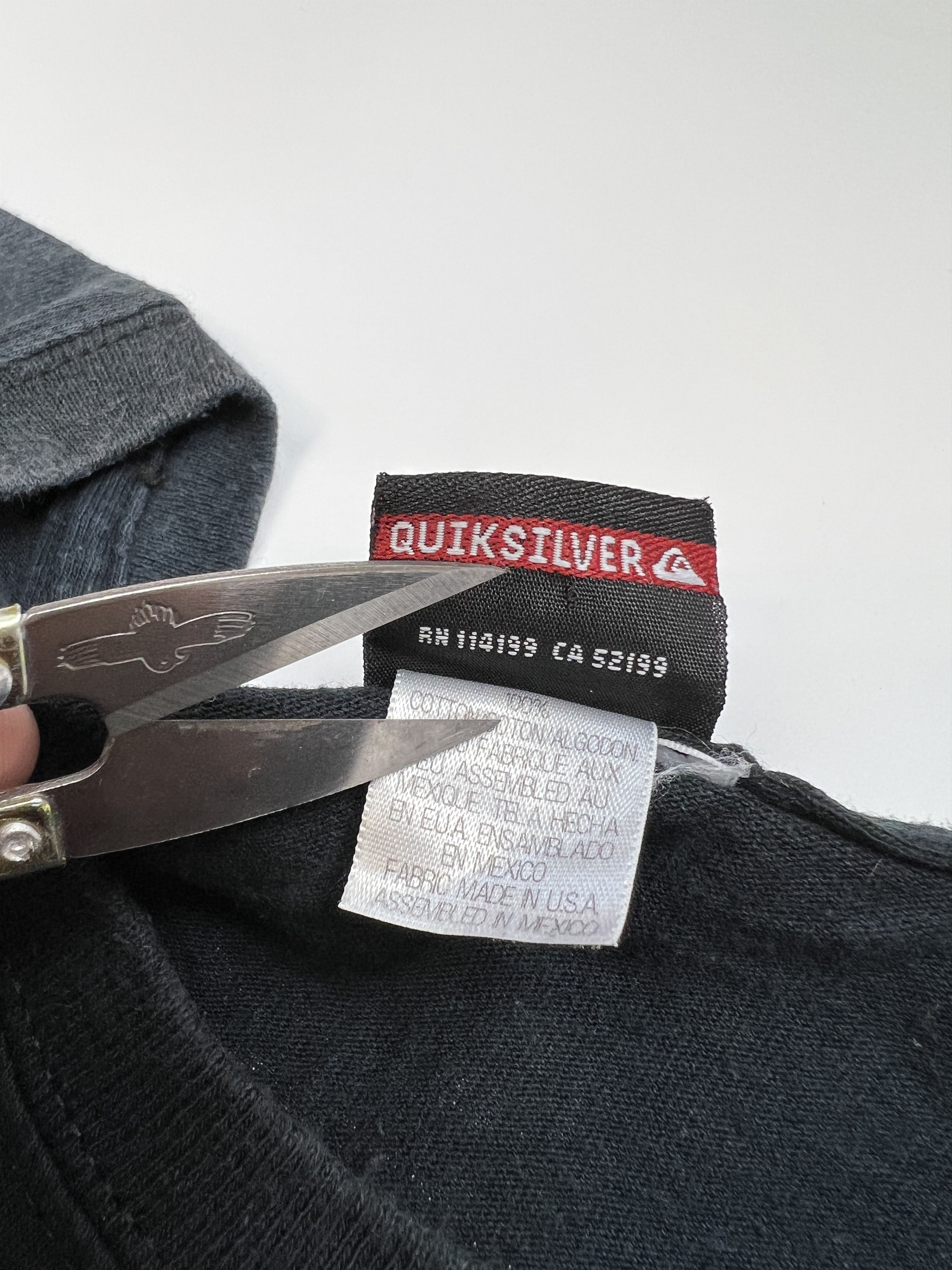 Quiksilver × Vintage Rare Y2K Quicksilver NY Print tee Boxy fit Size US M / EU 48-50 / 2 - 6 Thumbnail