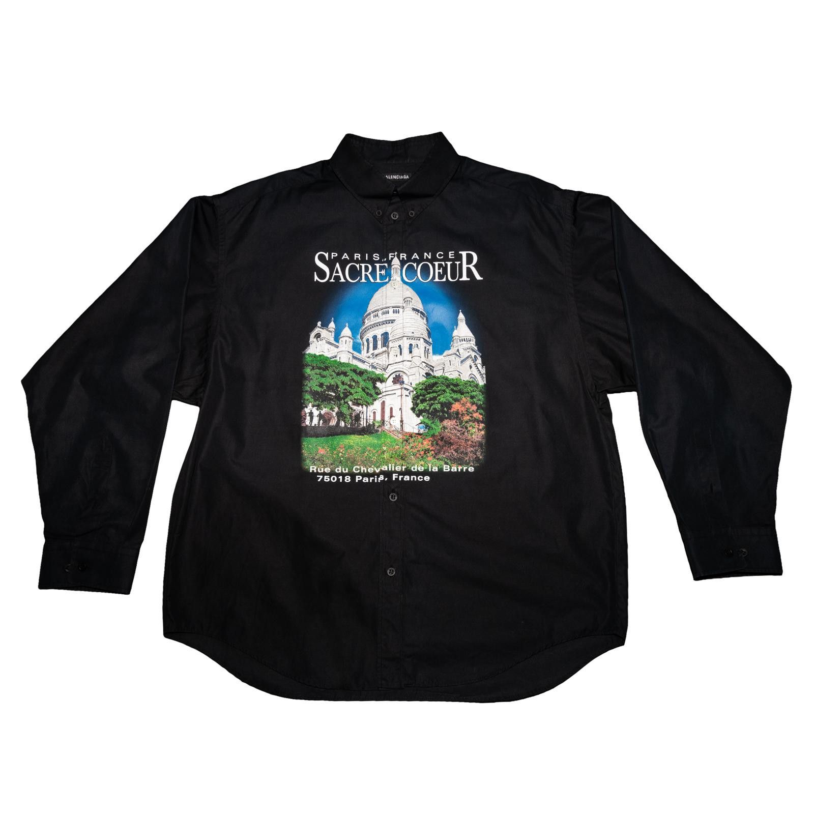 Balenciaga Balenciaga FW2021 Sacre Coeur Church Shirt Size US M / EU 48-50 / 2 - 1 Thumbnail