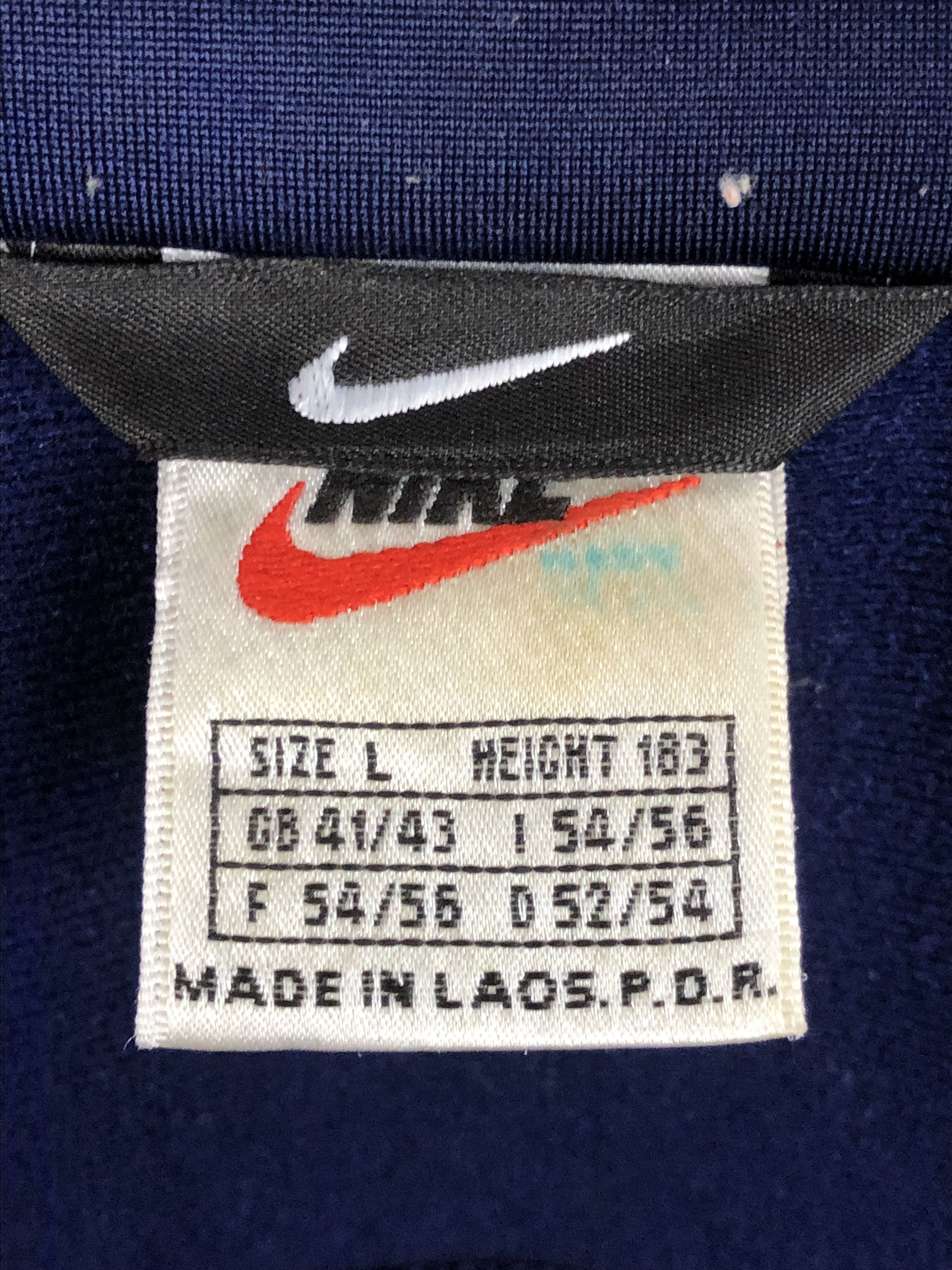 Nike × Vintage 90s Nike Vintage Men's Track Jacket - L Size US L / EU 52-54 / 3 - 6 Thumbnail