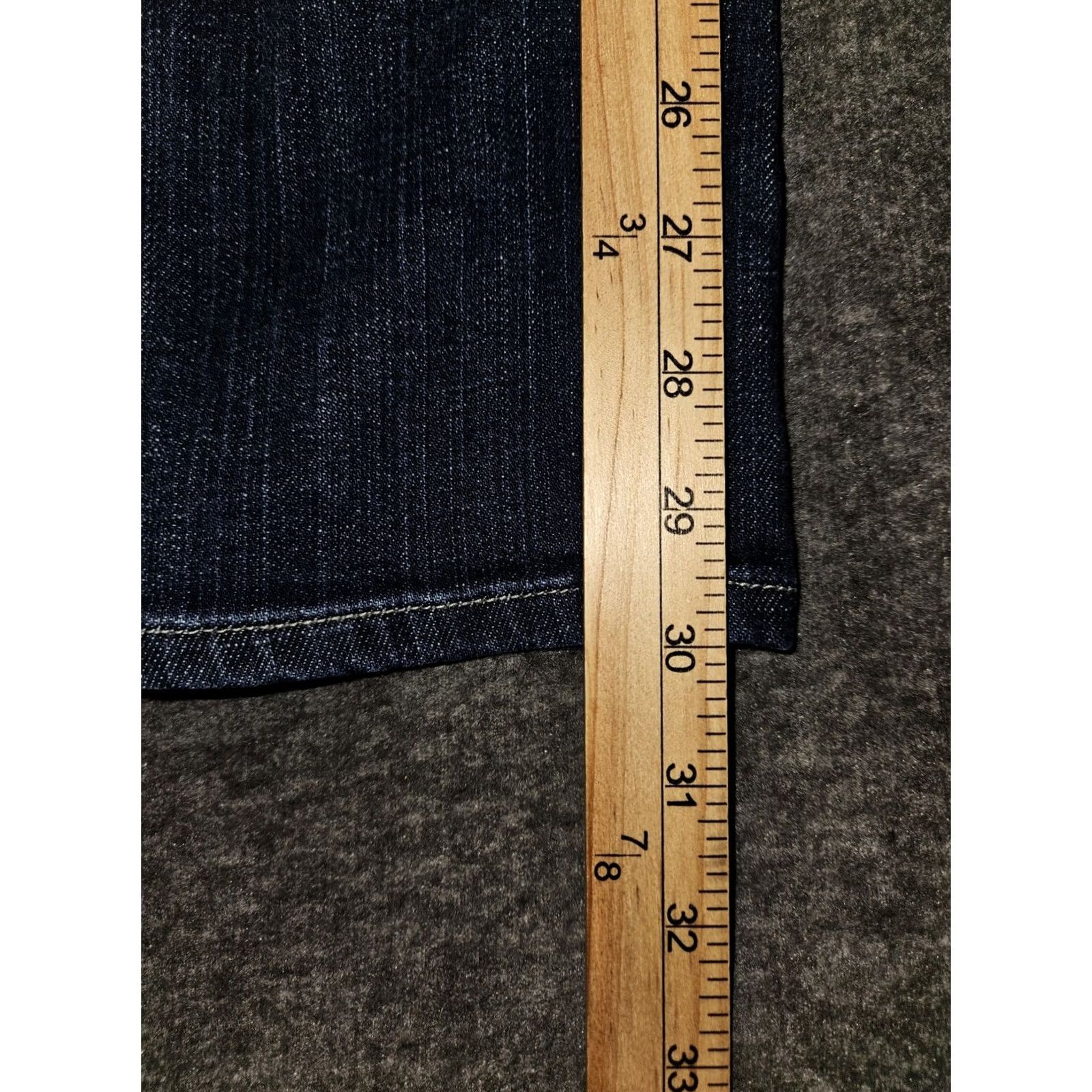 Eileen Fisher VINTAGE Eileen Fisher Jeans City Preppy Women 2 Skinny Low Rise Blue 29x30 Stretch Denim Regular 30 Inseam Mens Girls? Size 26" / US 2 / IT 38 - 7 Thumbnail