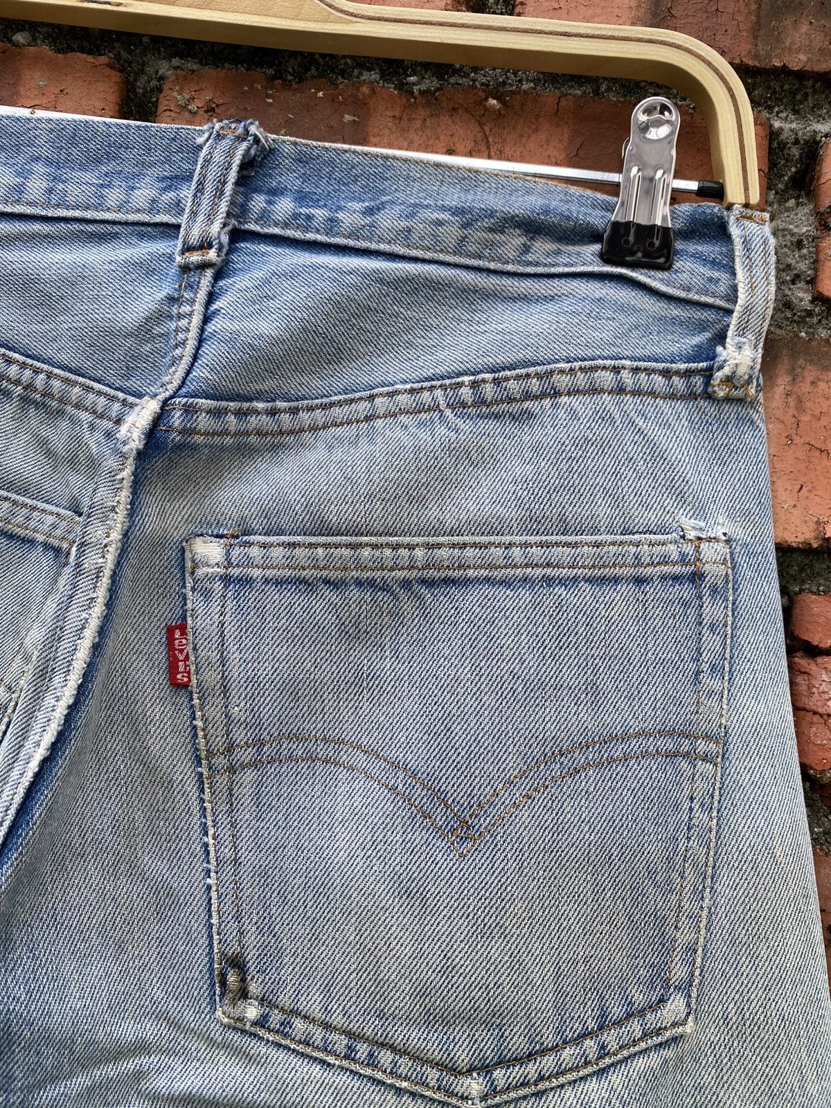 Levi's Vintage Clothing W28x30 Vintage levi's 501 distressed repaired redline USA Size US 28 / EU 44 - 7 Thumbnail