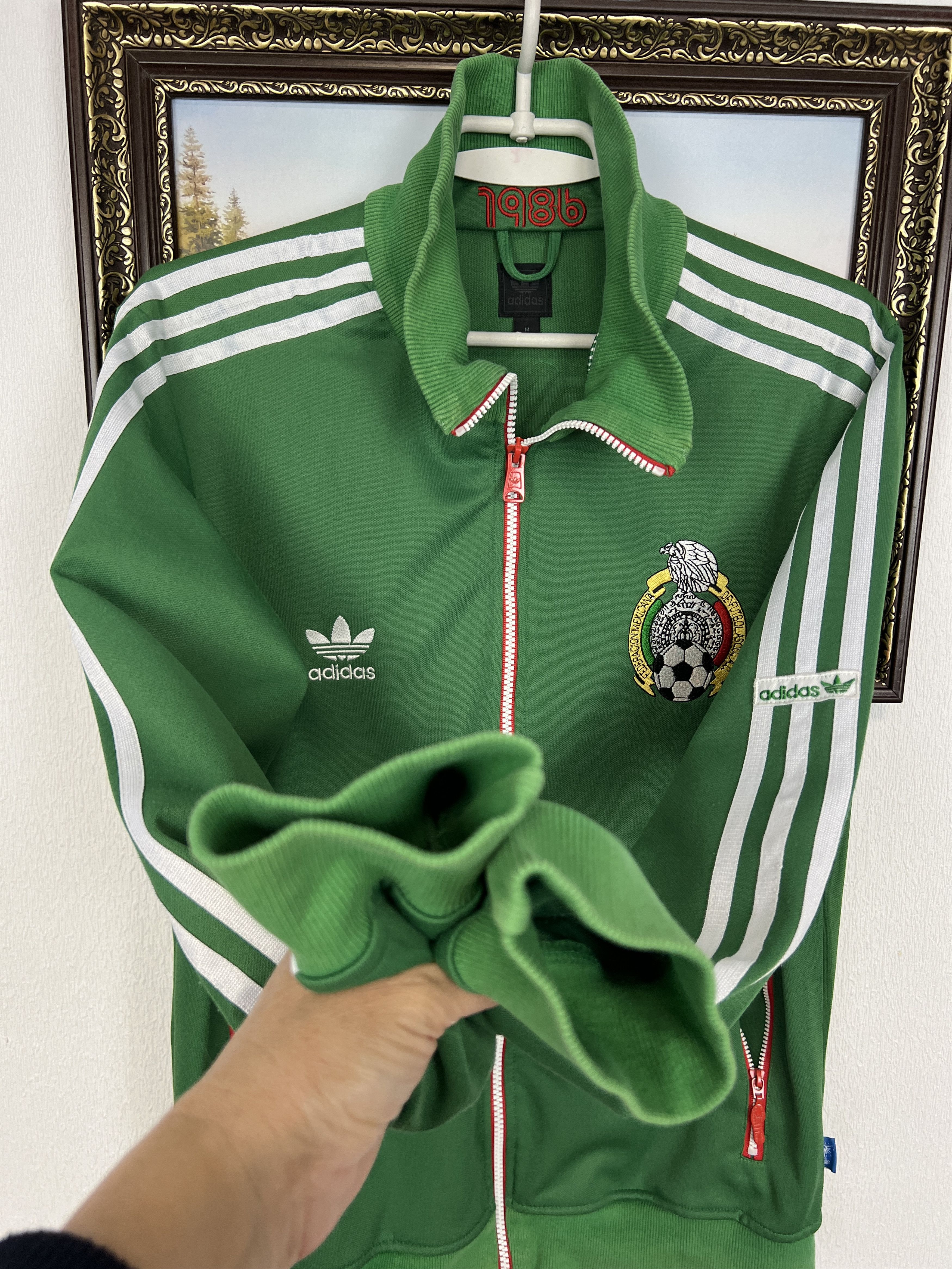 Adidas Vintage Adidas Originals Mexico World Cup Football Jacket Size US M / EU 48-50 / 2 - 11 Thumbnail