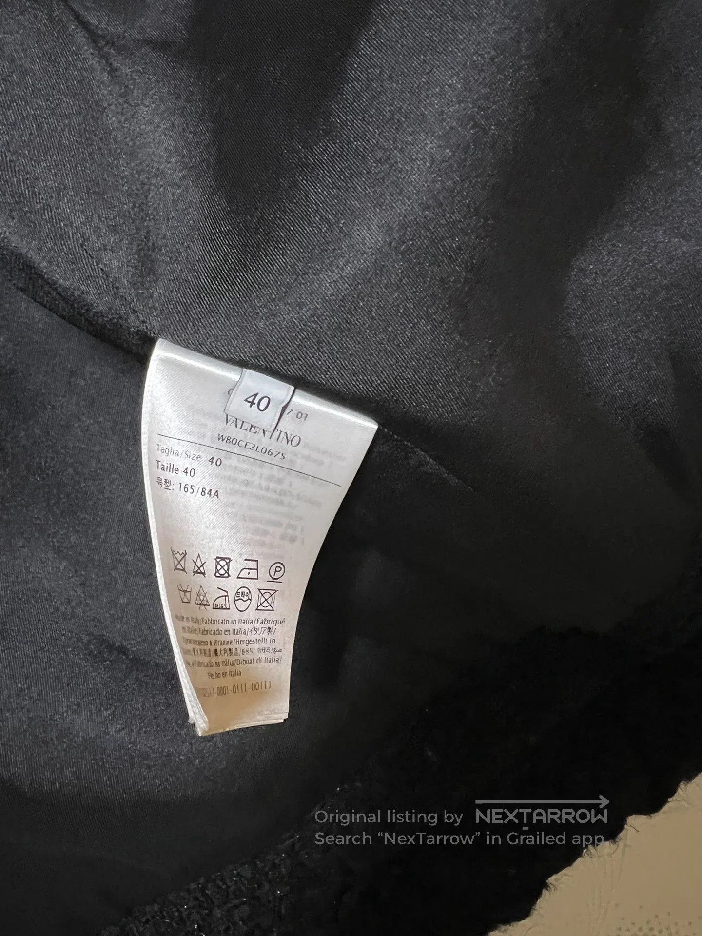 Valentino Valentino Black Classic Style Jacket. Size S / US 4 / IT 40 - 6 Thumbnail