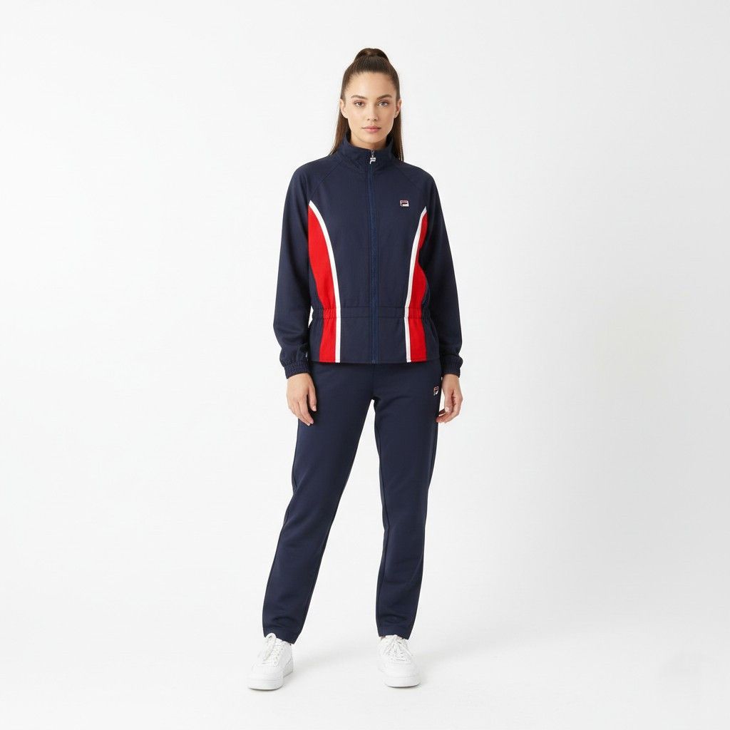 Fila FILA Women L (M) Jacket Vintage Navy 6700 Size L / US 10 / IT 46 - 1 Thumbnail