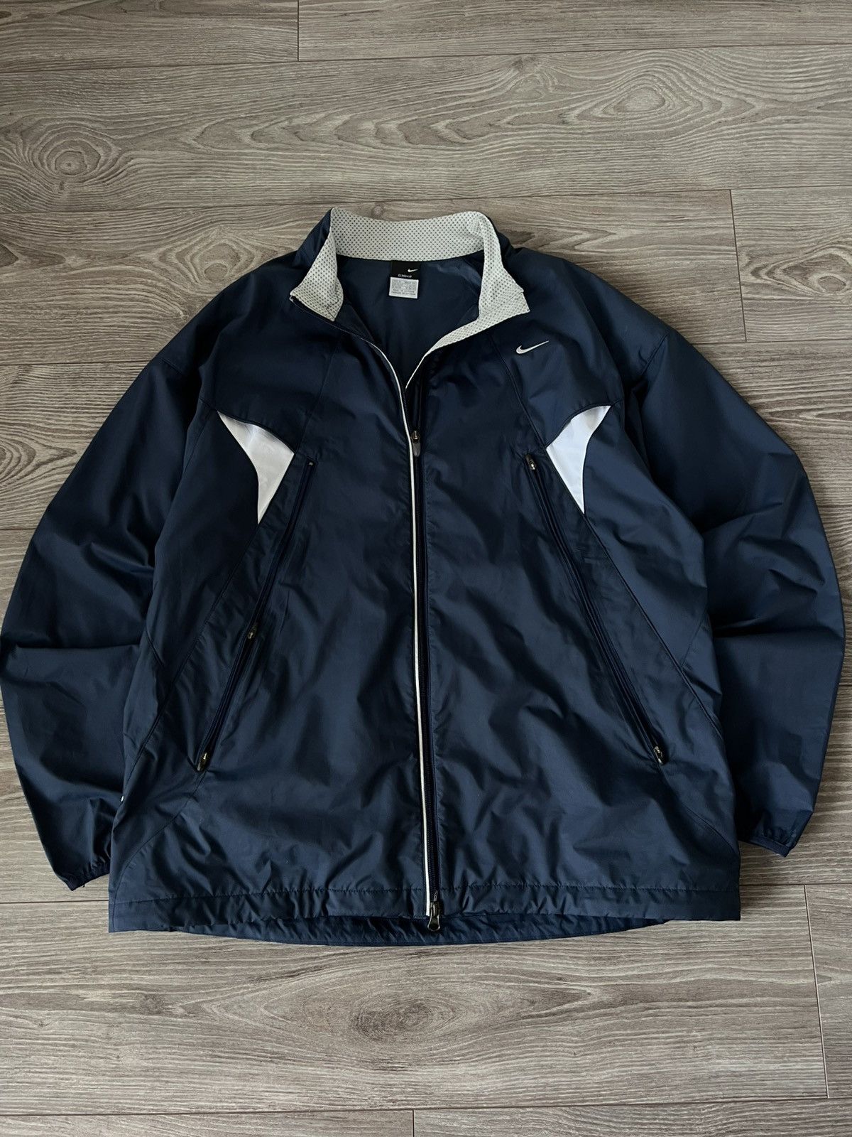 Nike Nike Vintage Climafit Y2k Avant Garde Double Zip Windbreaker Size US XL / EU 56 / 4 - 4 Thumbnail