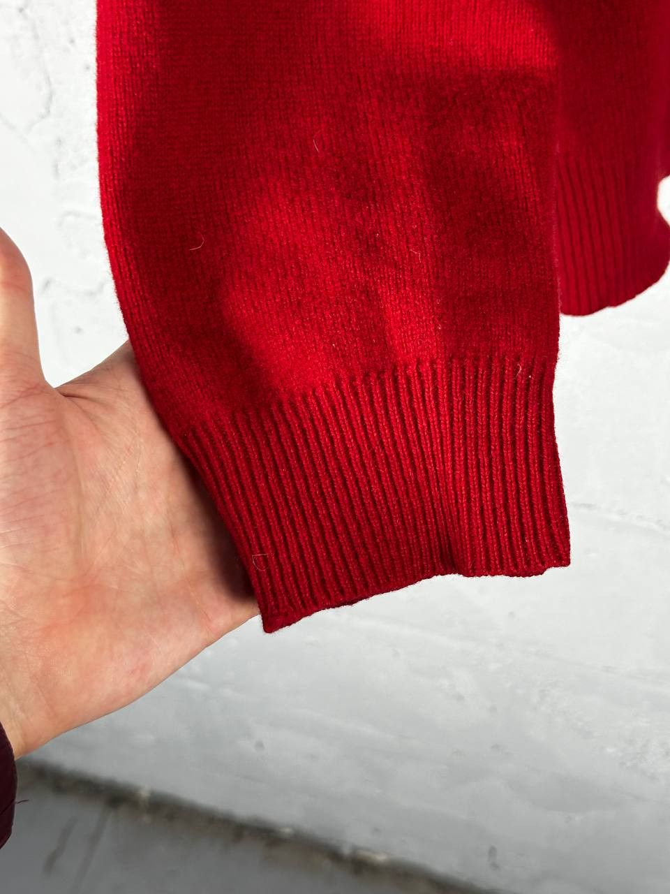 Polo Ralph Lauren × Ralph Lauren × Vintage Vintage Polo Ralph Lauren Lambs Wool Red Sweater Size US XXL / EU 58 / 5 - 6 Thumbnail