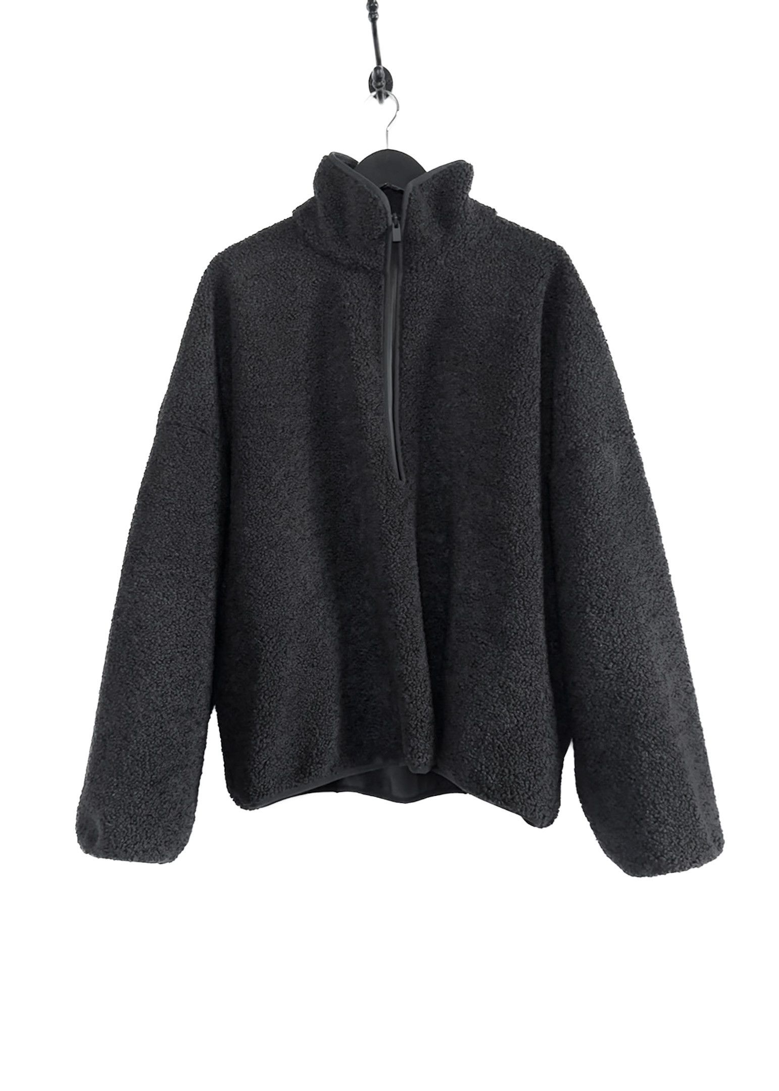 Fear of God Fear Of God Athletics Black Half Zip Polar Fleece Sweater Size US M / EU 48-50 / 2 - 1 Thumbnail
