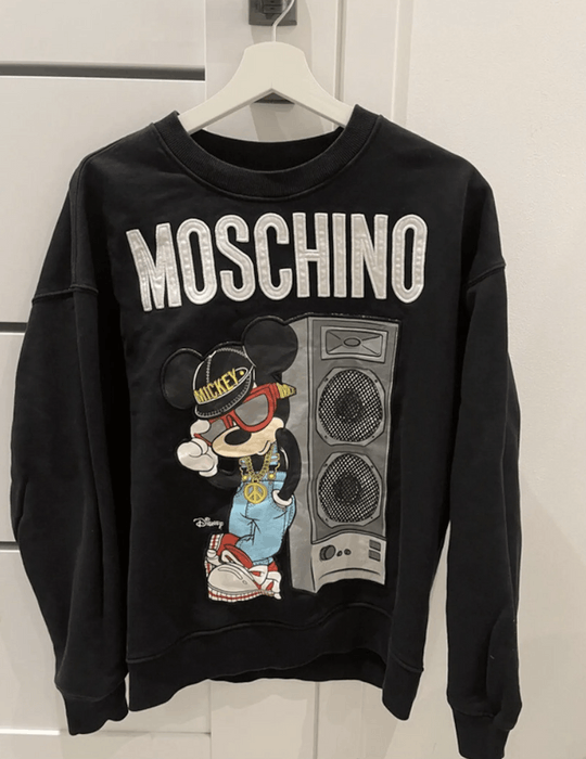 Moschino H&Moschino Black Mickey Mouse Sweatshirt | Grailed