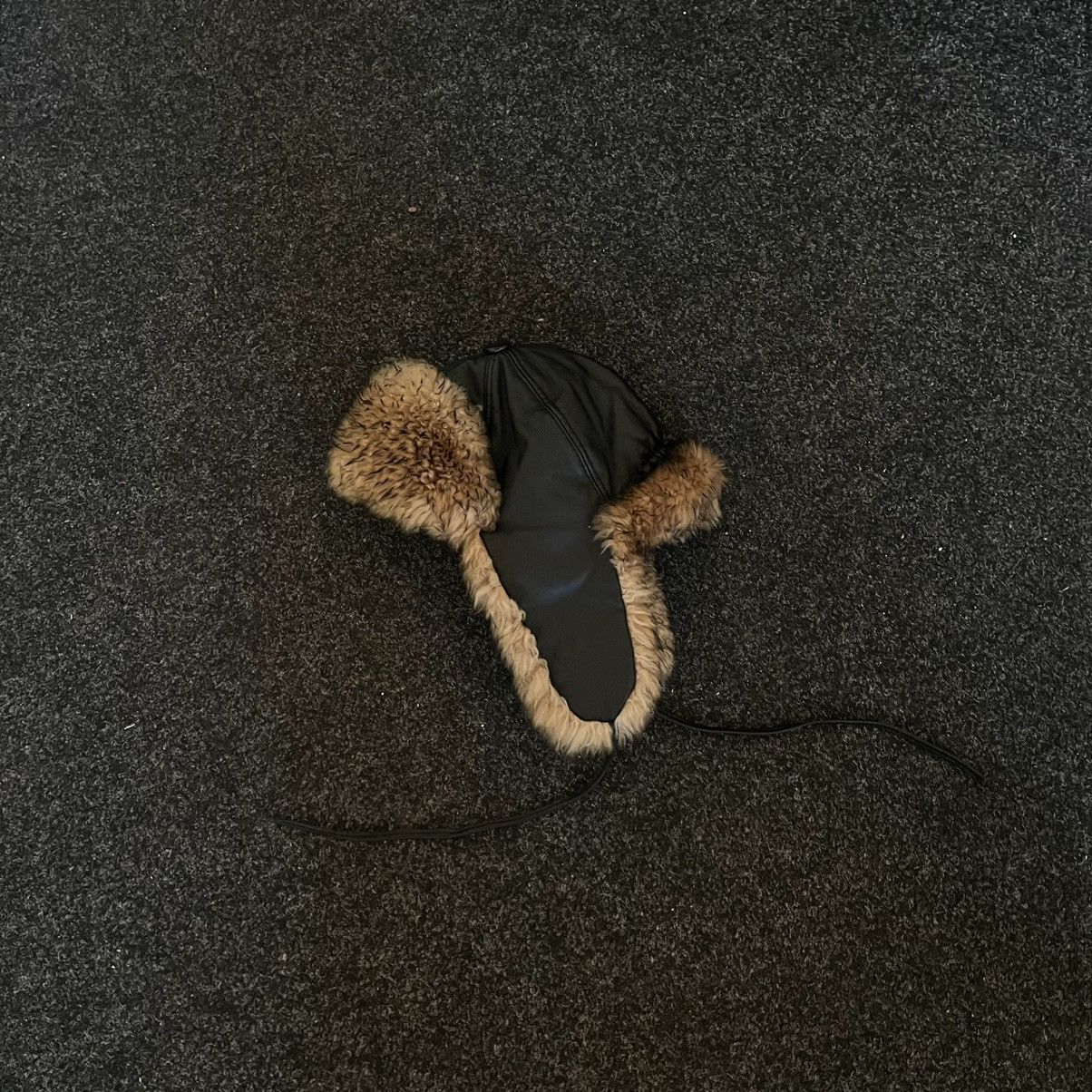 Japanese Brand × Vintage Y2K Faux Fur Ushanka Vintage Fuzzy Warm Trapper Hat Size ONE SIZE - 1 Thumbnail