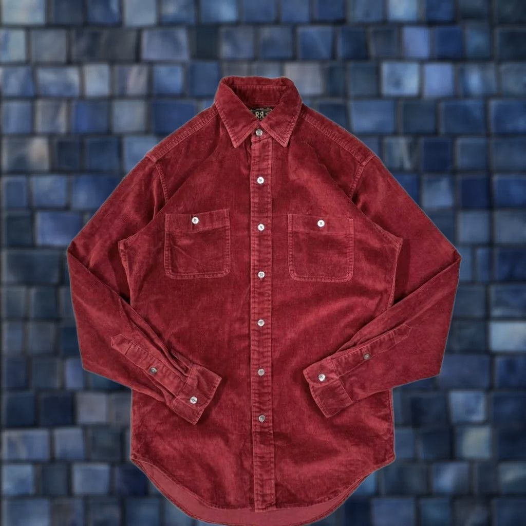 Ralph Lauren RRL RALPH LAUREN 90s Red Corduroy Shirt Mens Size XS Casual Tops USED Size US XS / EU 42 / 0 - 1 Thumbnail