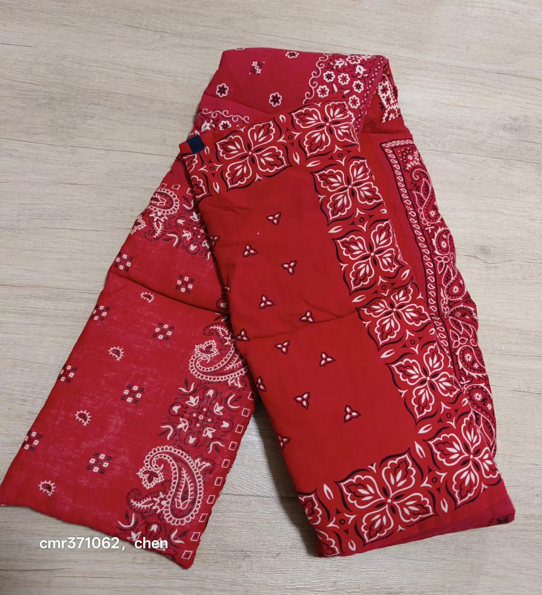 Visvim VISVIM 16 ICT Red Vintage Bandana Down Scarf Size ONE SIZE - 3 Thumbnail