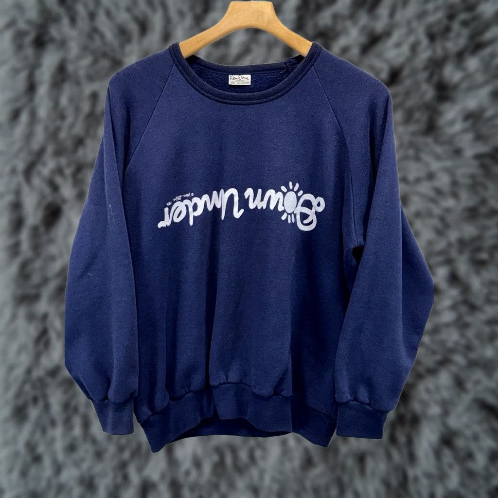 Vintage VINTAGE Ken Done Sweatshirt 2XL Navy Australia Graphic Print Pullover 90s Mens Size US XXL / EU 58 / 5 - 1 Thumbnail
