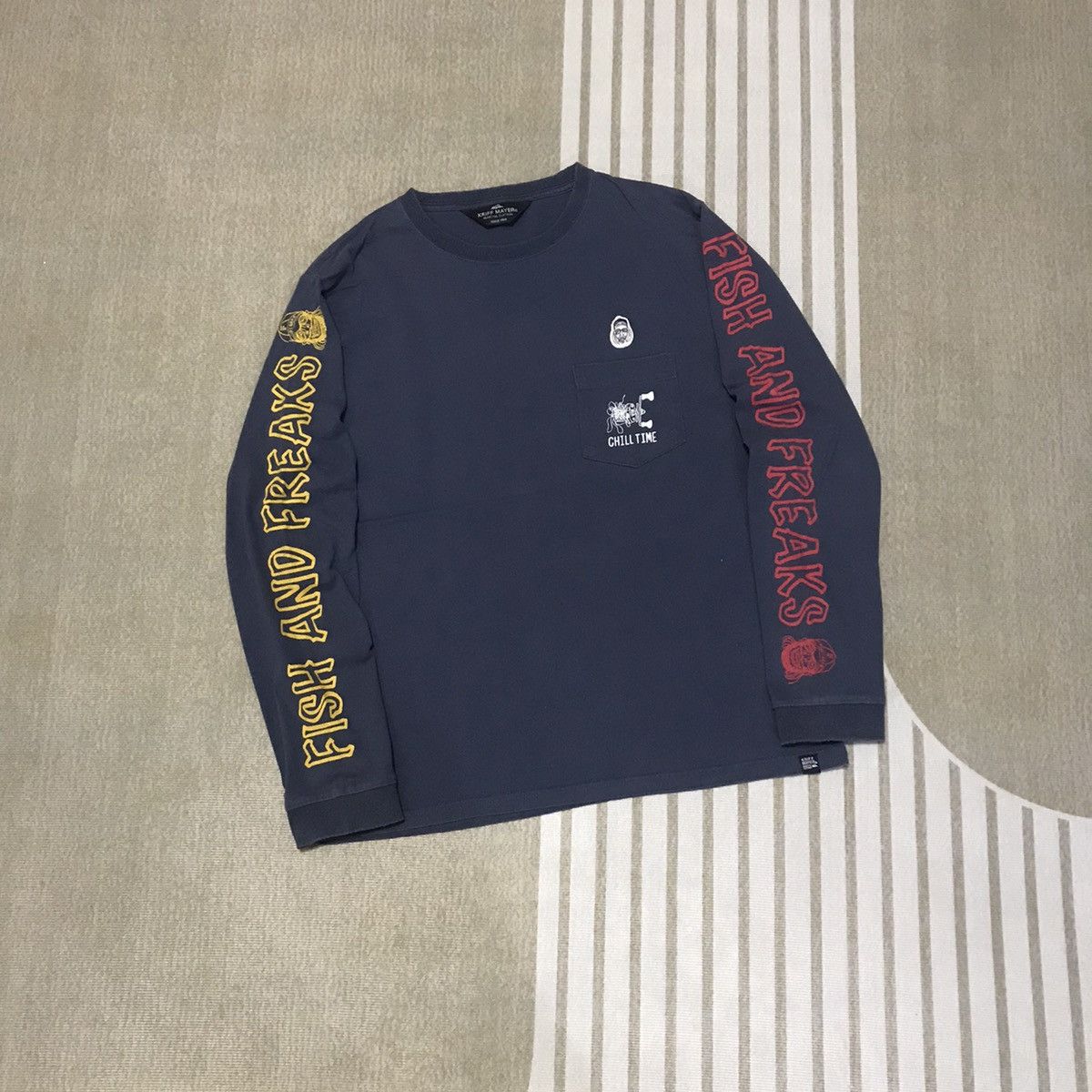 KRIFF MAYER L/S FISH AND FREAKS CHILL TIME RARE TEE