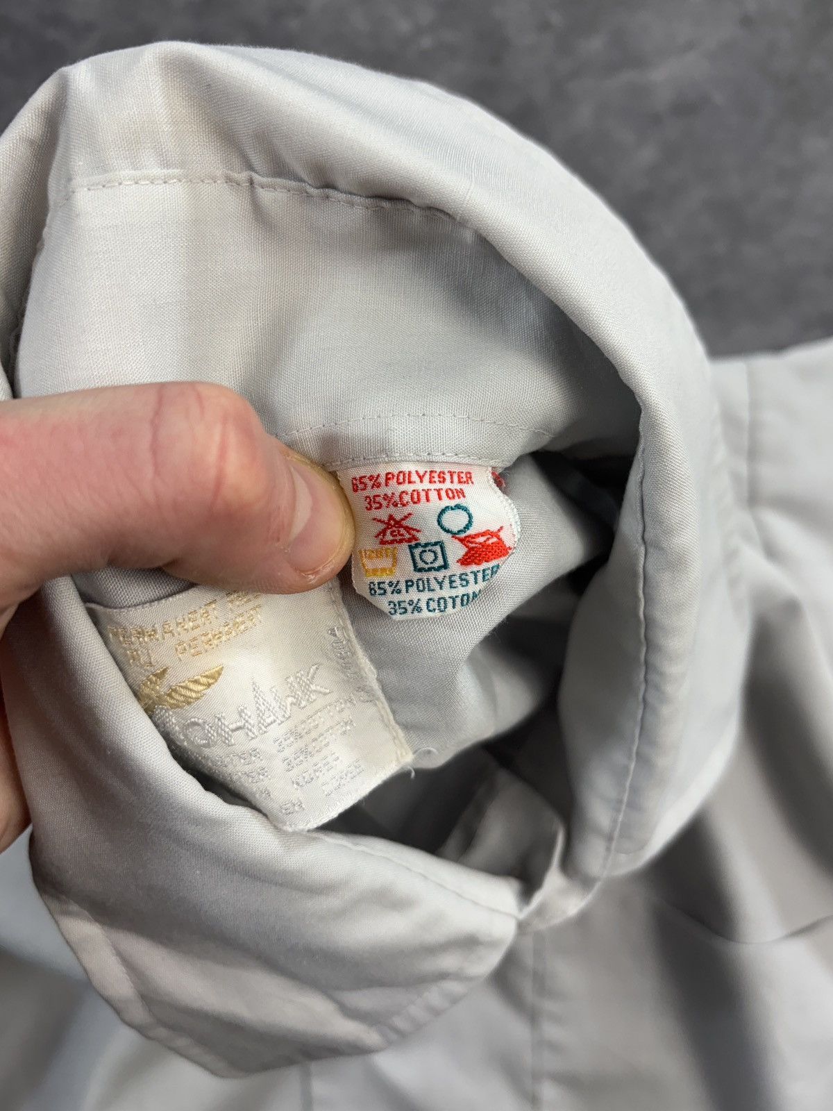 Vintage 1980s Vintage Summer Shirt Shortsleeve Workwear Buttonup 70s Size US S / EU 44-46 / 1 - 5 Thumbnail