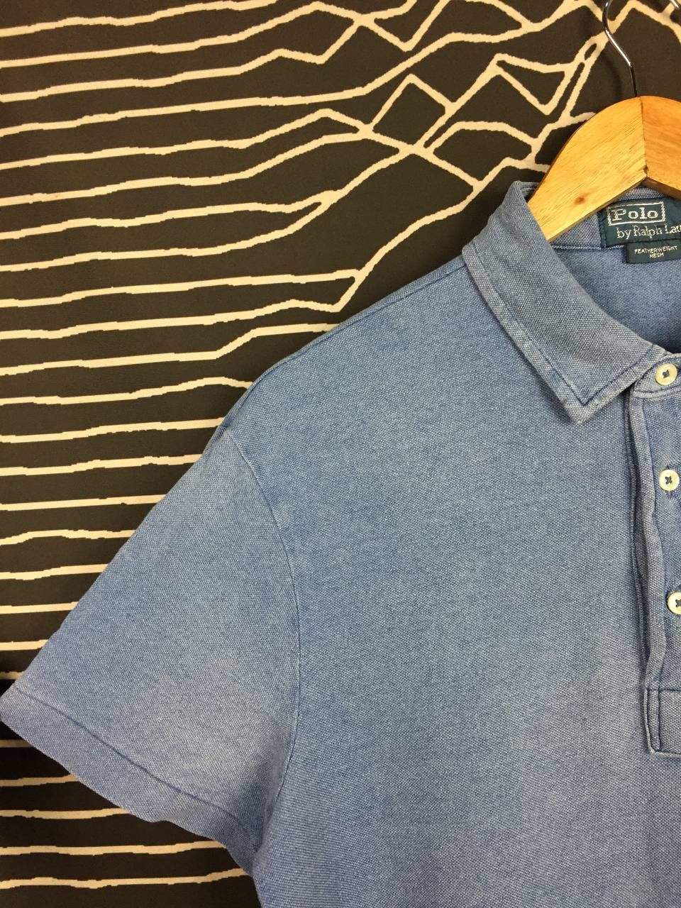 Polo Ralph Lauren Vtg Polo Ralph Lauren Small Logo Featherweight Mesh Polo Tee Size US M / EU 48-50 / 2 - 4 Thumbnail