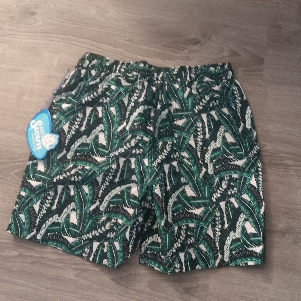 Other Mr. Swim tonal banana leaves jade green swim shorts sz large Size US 32 / EU 48 - 8 Thumbnail