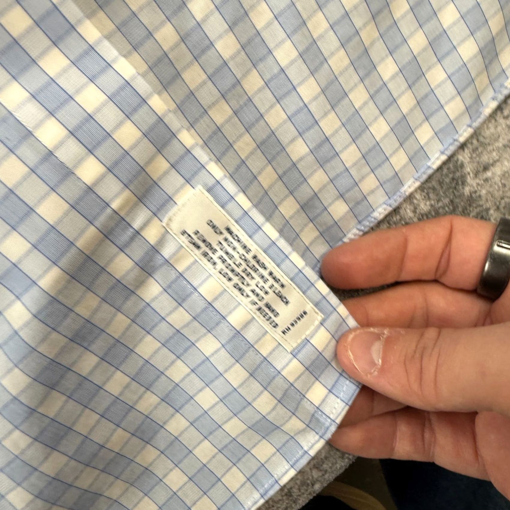Brooks Brothers Brooks Brothers Shirt Mens 17.5 Blue White Checkered Regent Supima Cotton Preppy Size US XXL / EU 58 / 5 - 7 Thumbnail