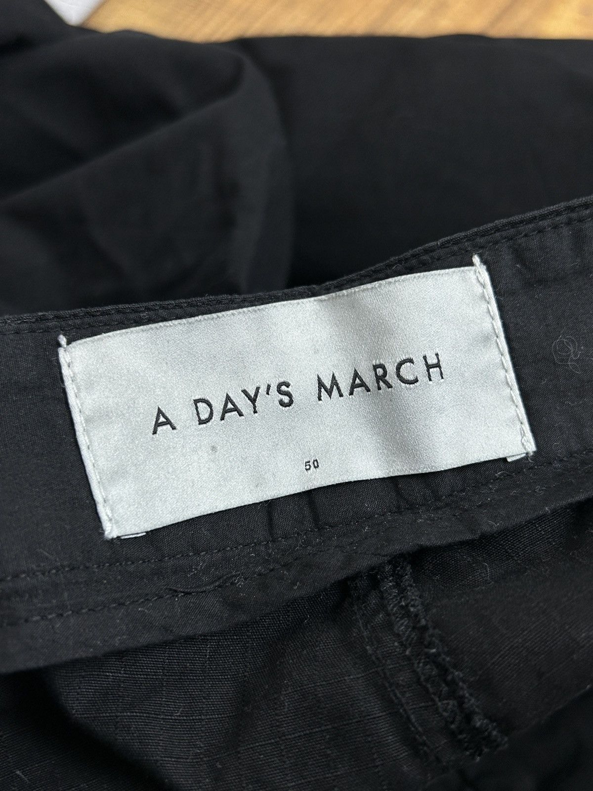 A Day's March A Day’s March Ripstop Cargo Style Pants Black Size 50 Size US 34 / EU 50 - 7 Thumbnail