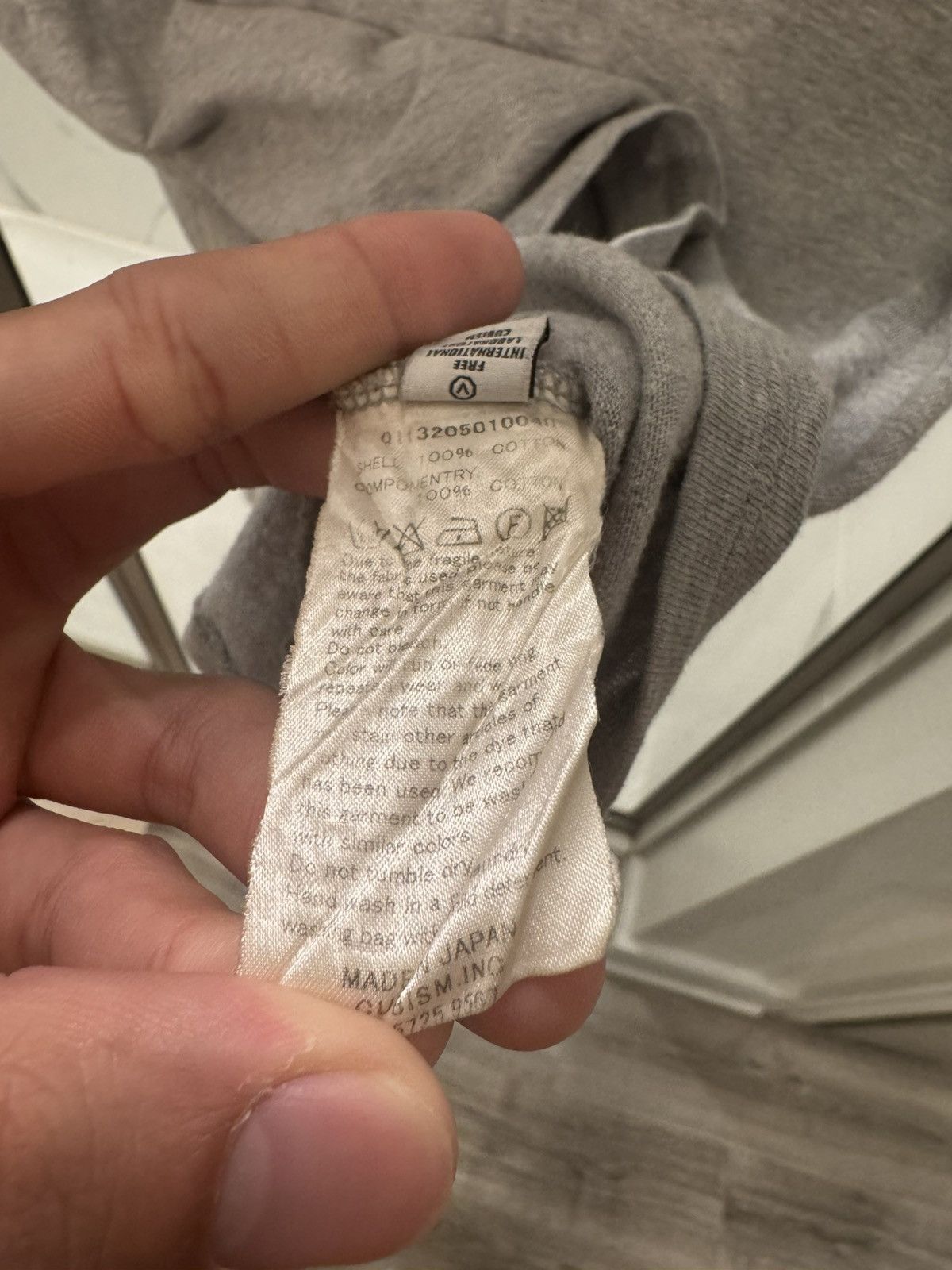 Visvim Visvim Grey Knotted Pocket Tee Size US XL / EU 56 / 4 - 9 Thumbnail