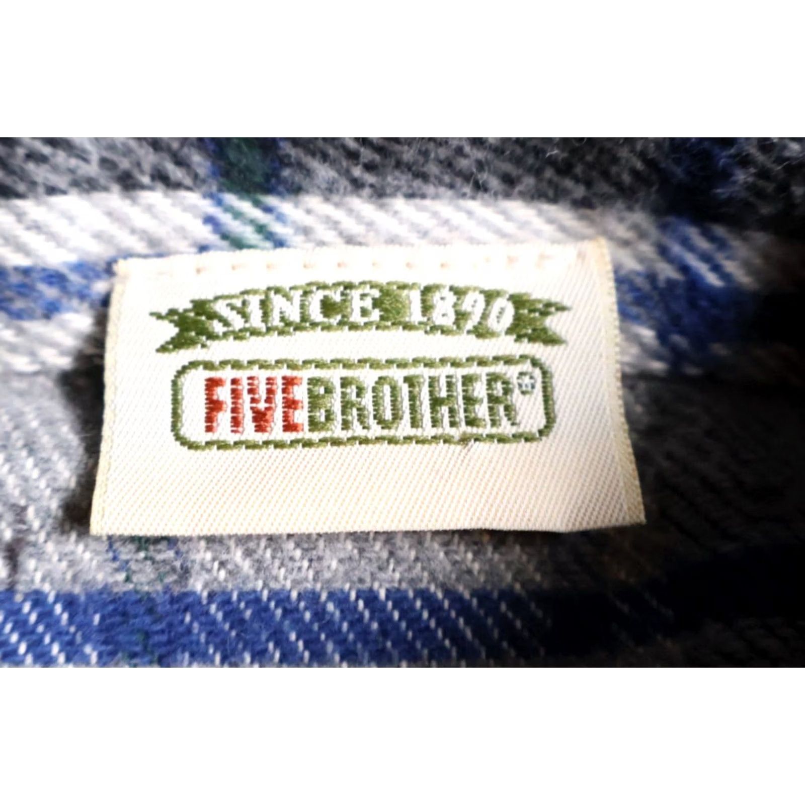 Vintage VINTAGE Five Brothers Button-Up Shirt Plaid Men's Medium Gray Purple Green Flannel 90s Retro Hipster Grunge Casual Workwear Size US M / EU 48-50 / 2 - 3 Thumbnail