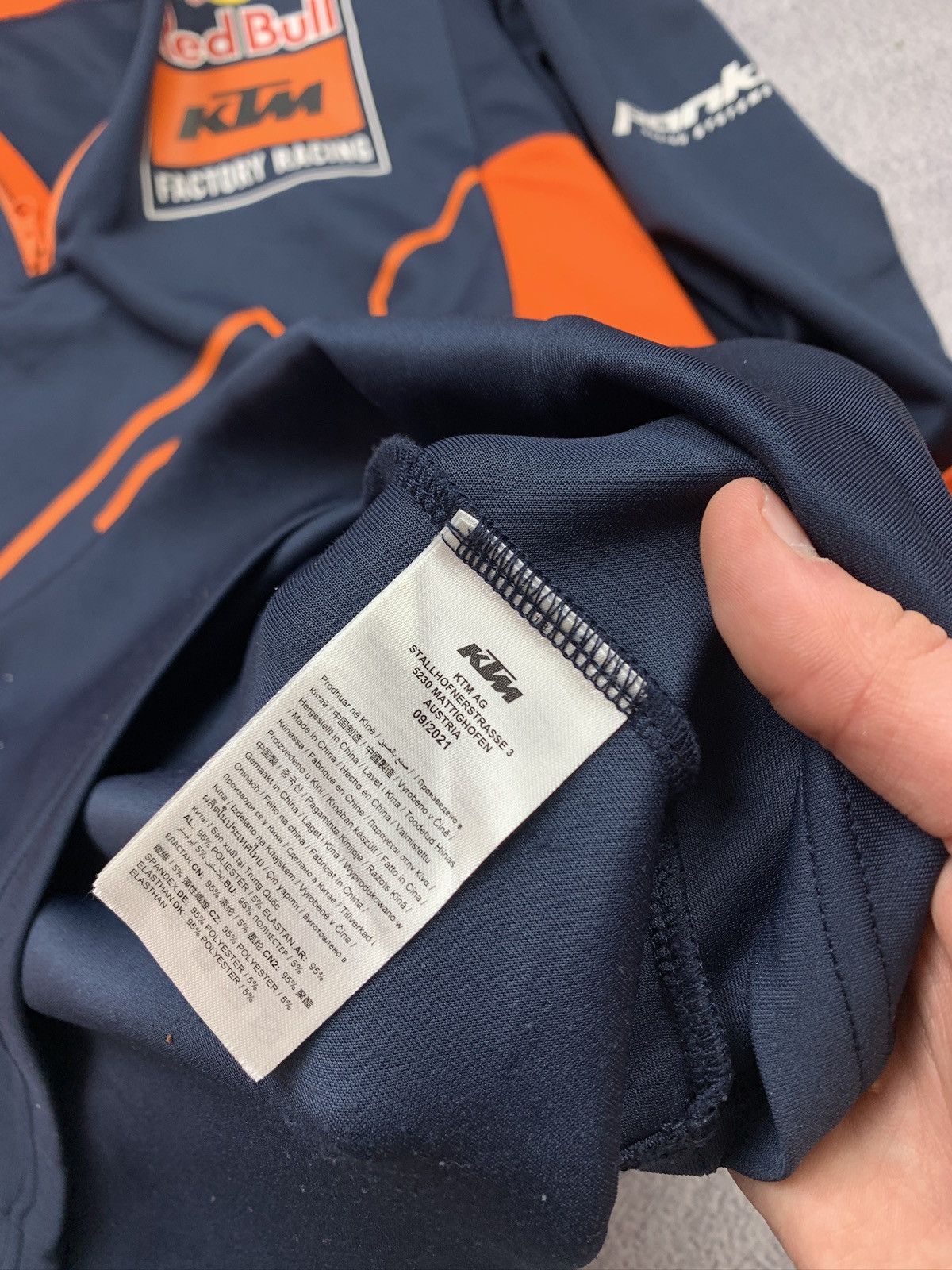 Red Bull Red Bull KTM Racing Pullover Mens L Blue Orange 1/4 Zip Size US L / EU 52-54 / 3 - 9 Thumbnail