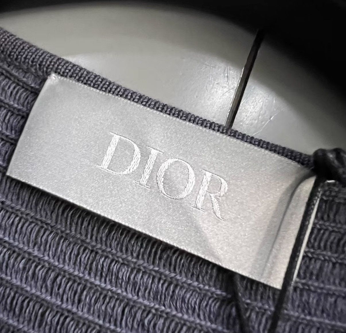 Dior Dior Charcoal Grey Striped Short Sleeve J41 Size M / US 6-8 / IT 42-44 - 4 Thumbnail