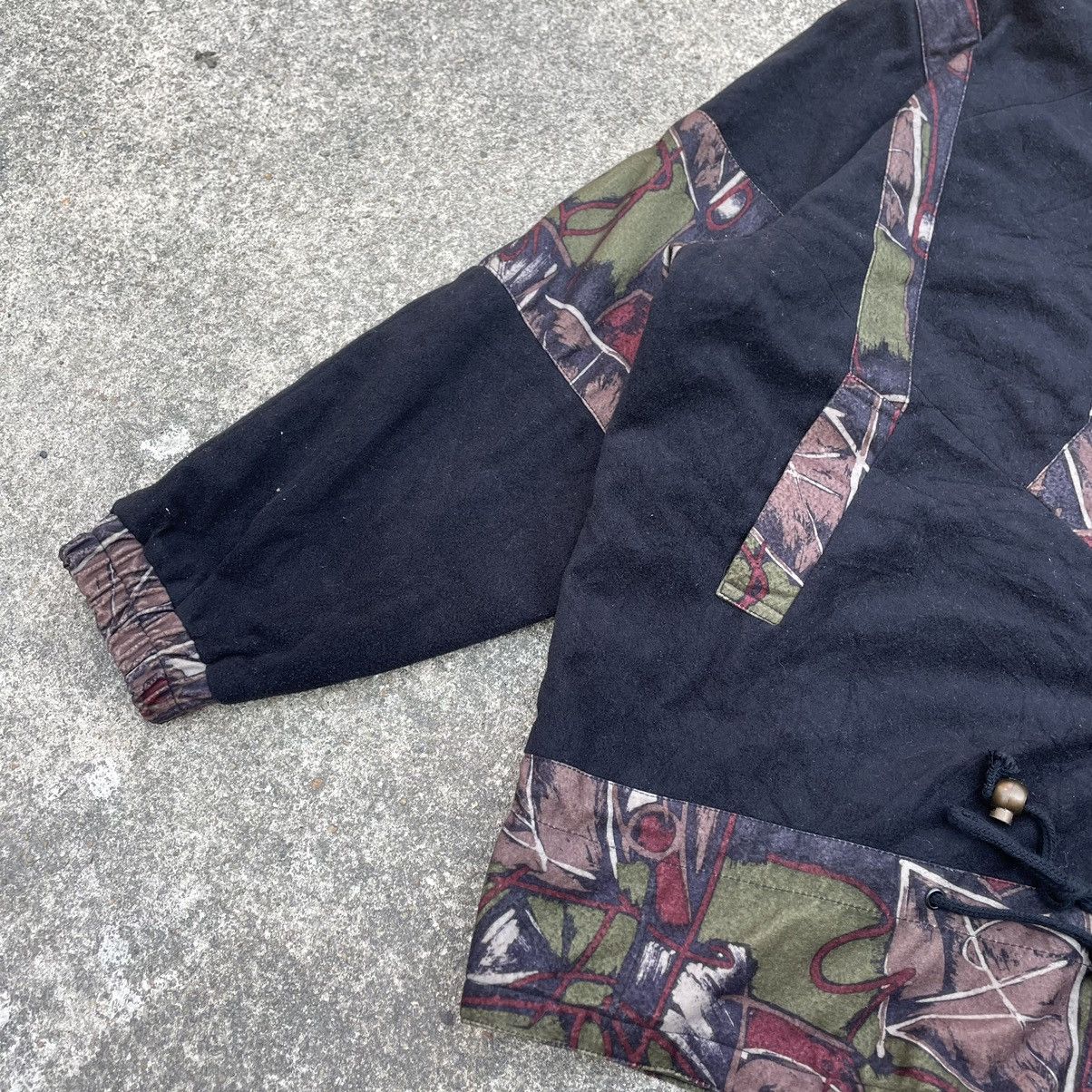 Japanese Brand × Vintage 🔥Rare🔥🇯🇵Sophiscated Natural Nice Design Wool Zipper Jacket Size US L / EU 52-54 / 3 - 9 Thumbnail