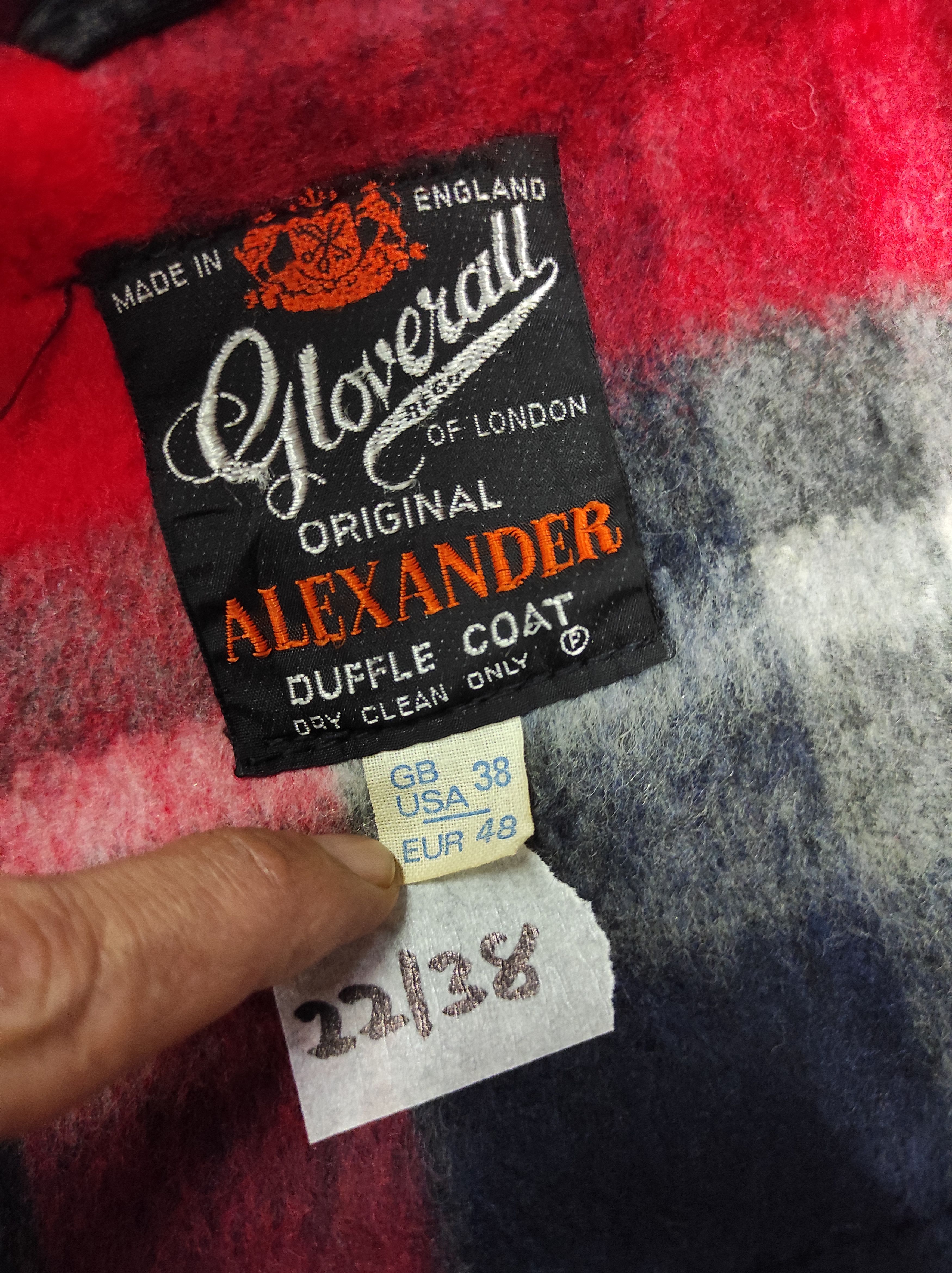 Gloverall GLOVERALL ALEXANDER WOOL DUFFLE COAT Size US M / EU 48-50 / 2 - 7 Thumbnail