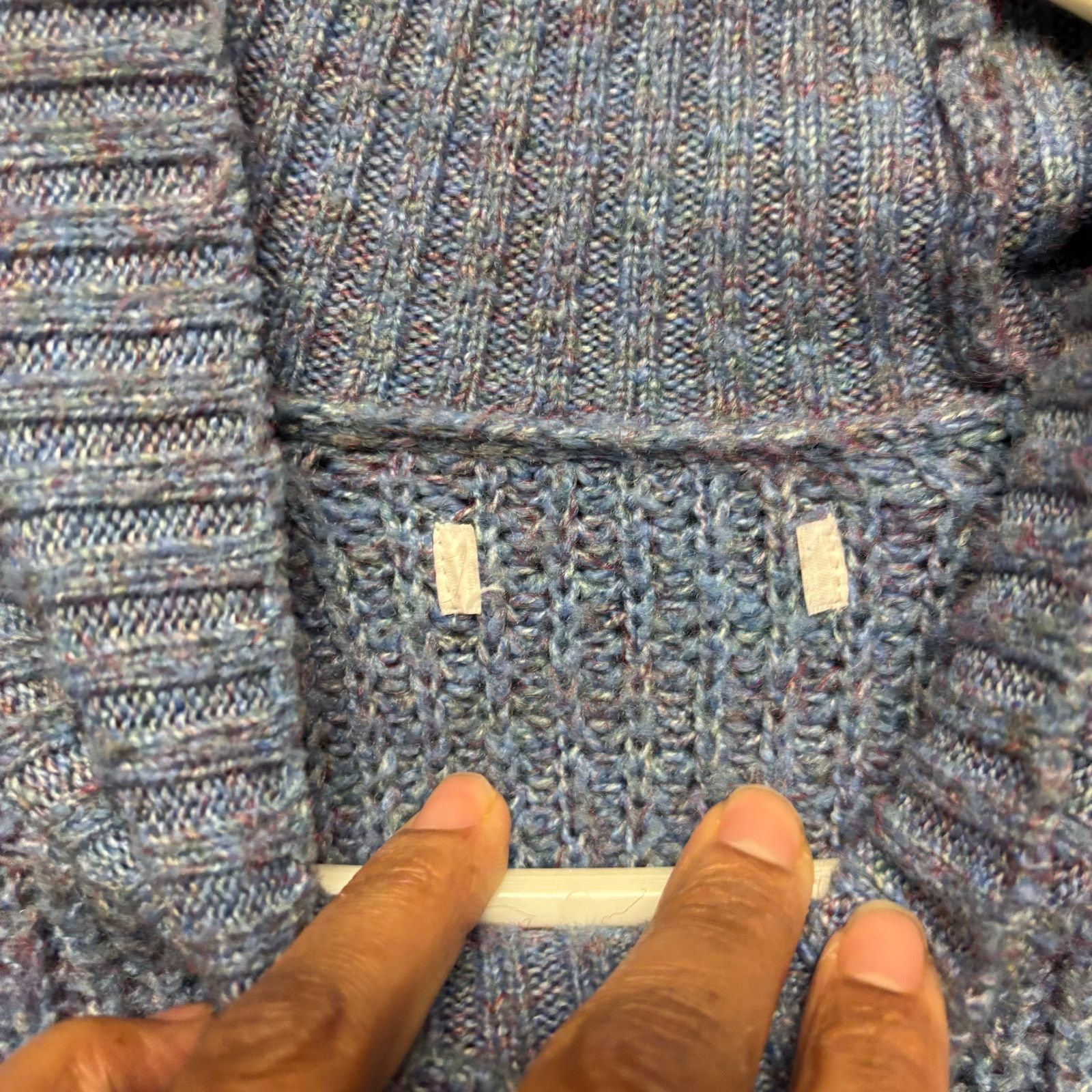 Other Woven Sweater Knit Womens Mock Turtleneck Multicolor Size XL / US 12-14 / IT 48-50 - 3 Thumbnail