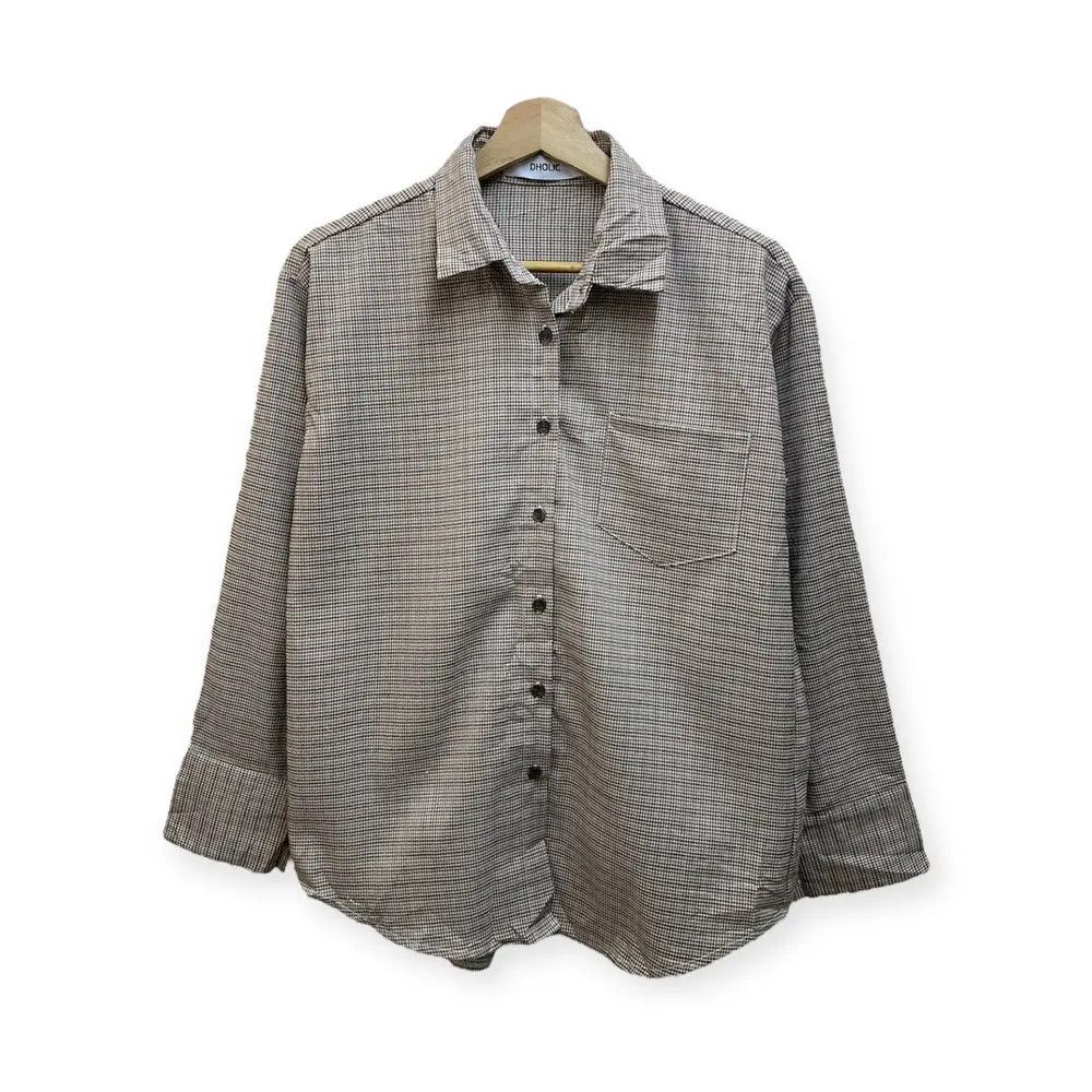 Flannel Japanese Brand Dholic Plaid Tartan Flannel Shirt Size S / US 4 / IT 40 - 1 Thumbnail