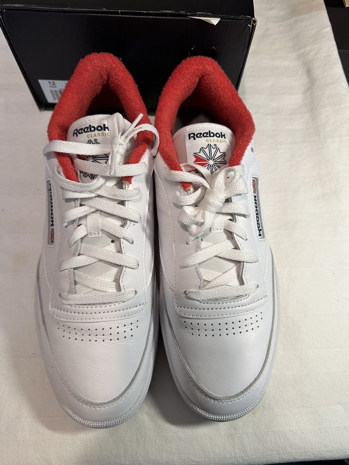 Eric Emanuel Eric Emanuel Reebok Club C cherry tomato red Size US 12 / EU 45 - 3 Thumbnail