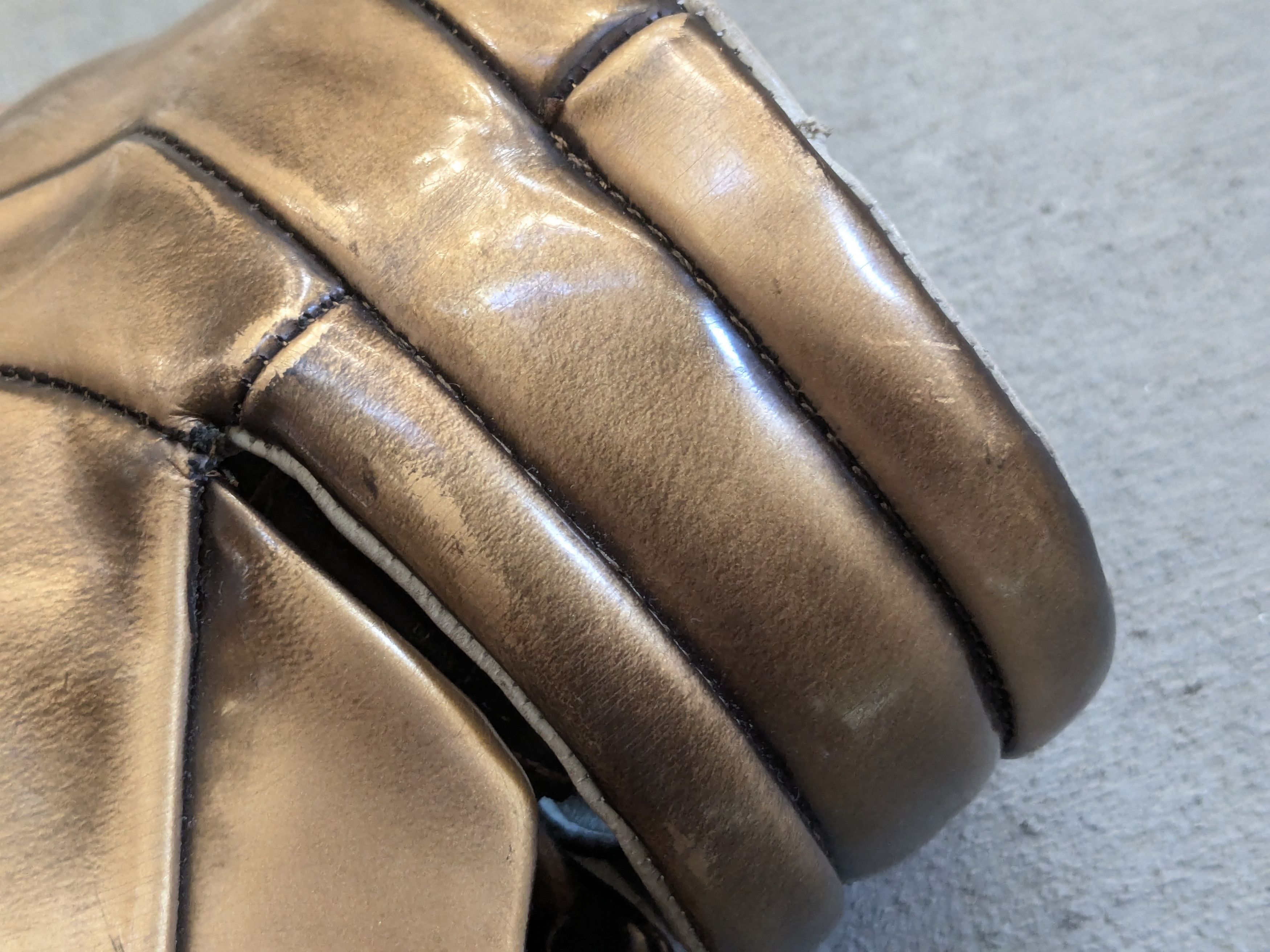 Maison Margiela Maison Margiela Future Gold 10 43 High Tops Leather Gum Size US 10 / EU 43 - 16 Thumbnail