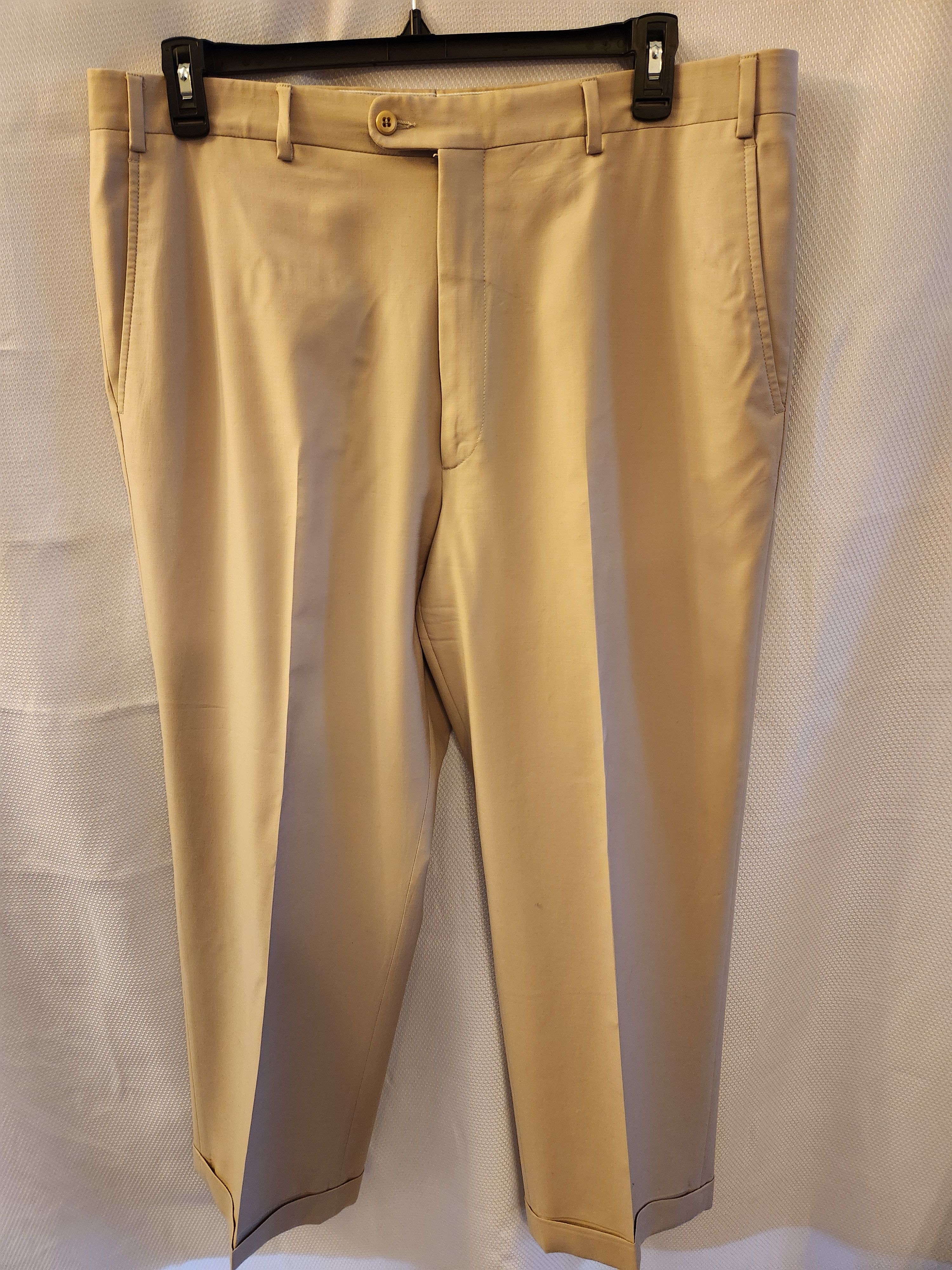 Zanella 100% Wool Flat Front Dress Pants Size US 38 / EU 54 - 1 Thumbnail