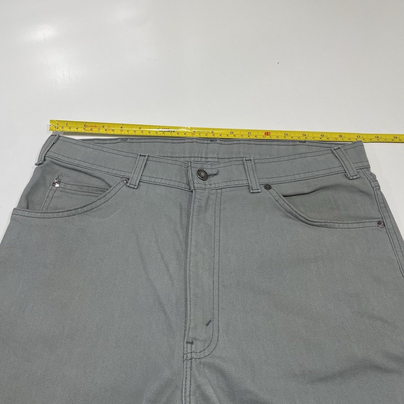 Levi's Vintage Levi's Men’s Gray Denim Jeans USA Made 36x32 Size US 36 / EU 52 - 5 Thumbnail