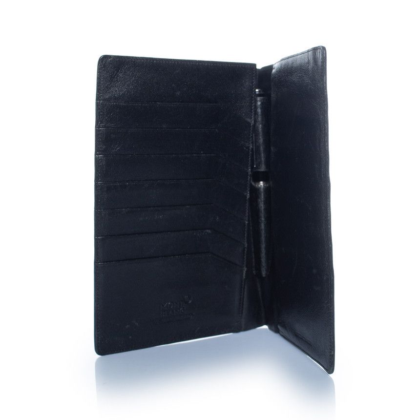 Montblanc Montblanc, leather wallet with pen Size ONE SIZE - 4 Thumbnail