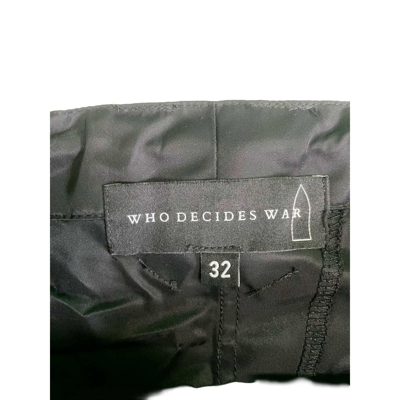 Who Decides War WDW Cargo Black Pants Size US 32 / EU 48 - 4 Thumbnail