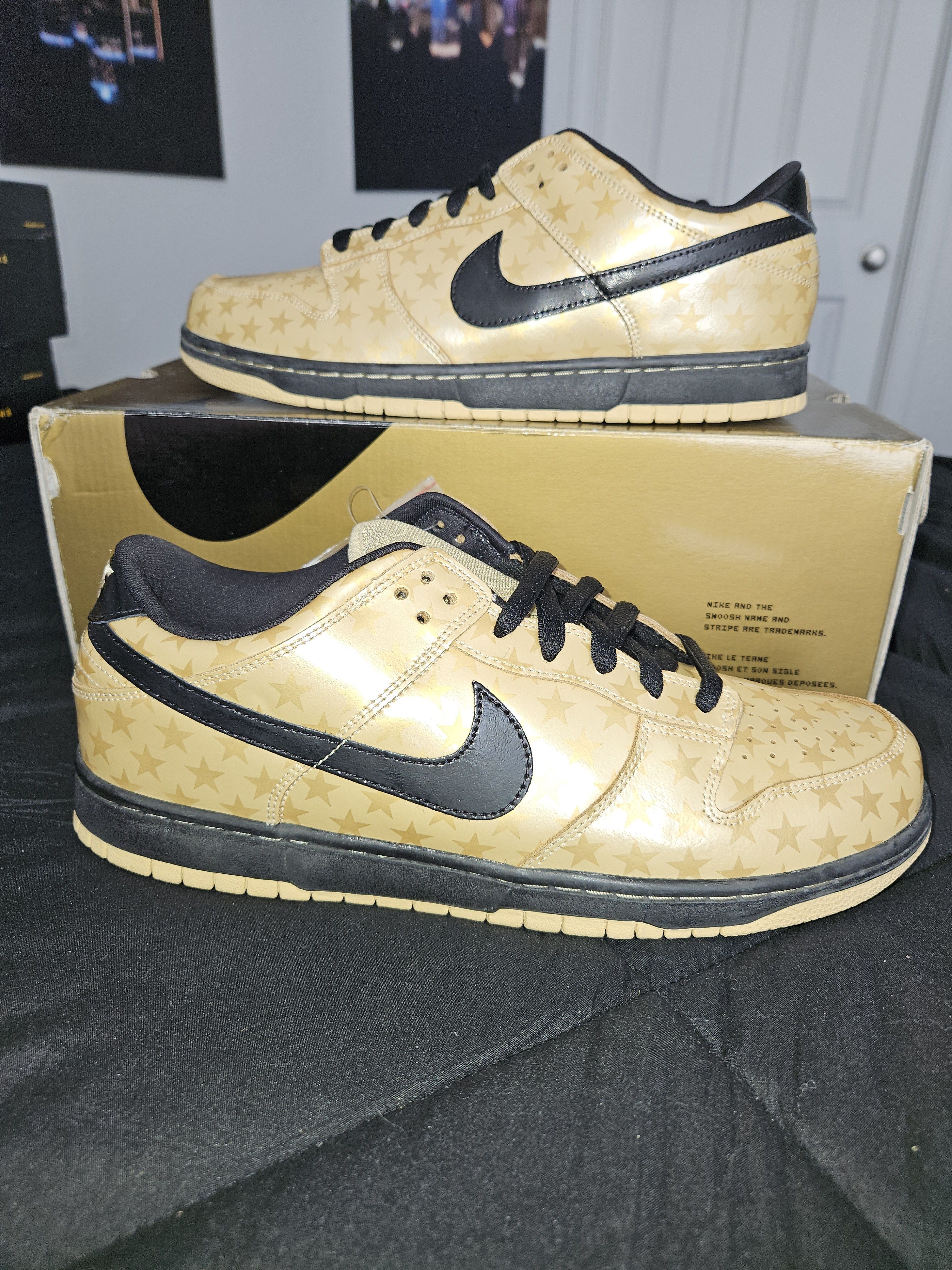 image of Nike Trickstar Shoes in Gold, Men's (Size 11.5)