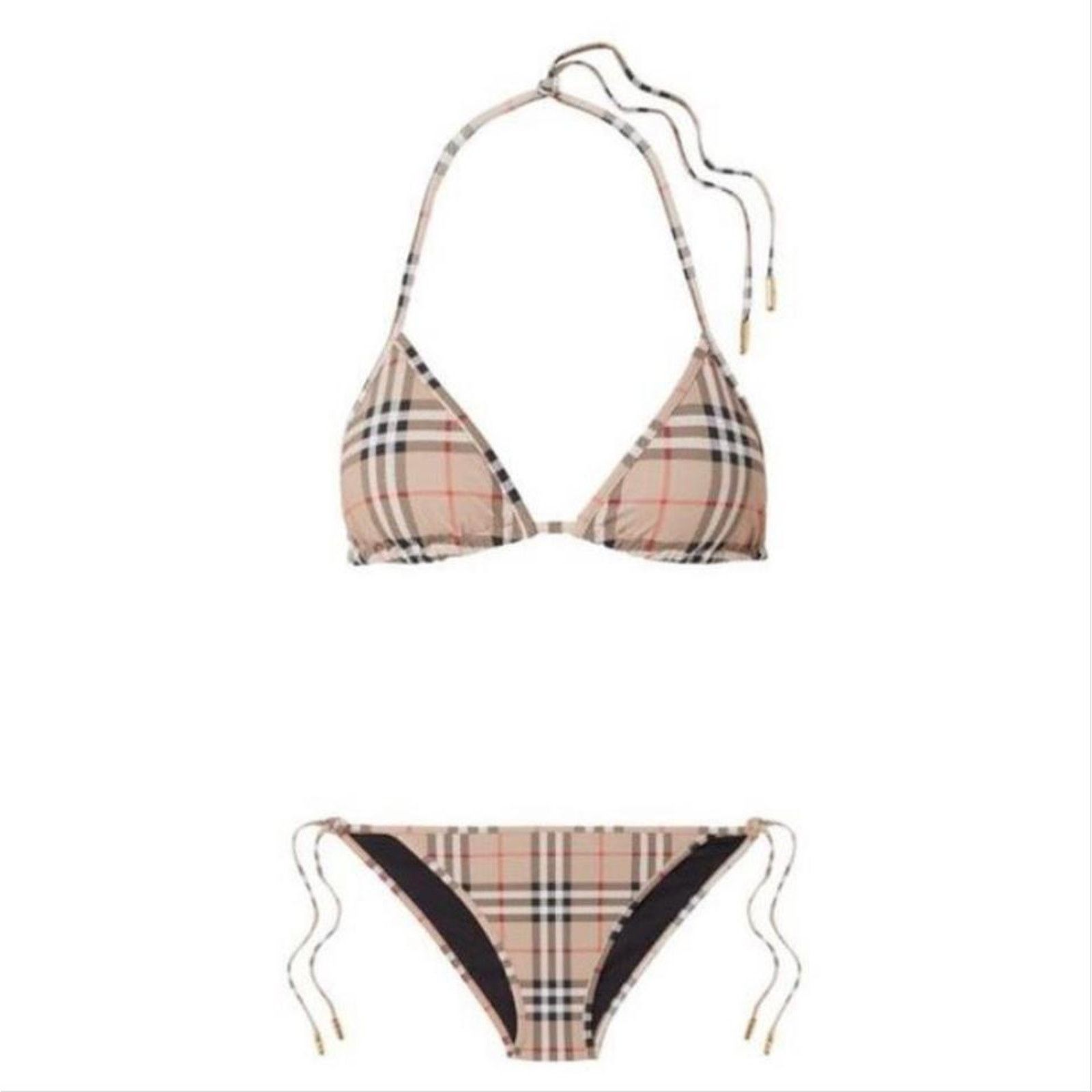 Burberry check printed triangle bikini set M Size M / US 6-8 / IT 42-44 - 1 Thumbnail