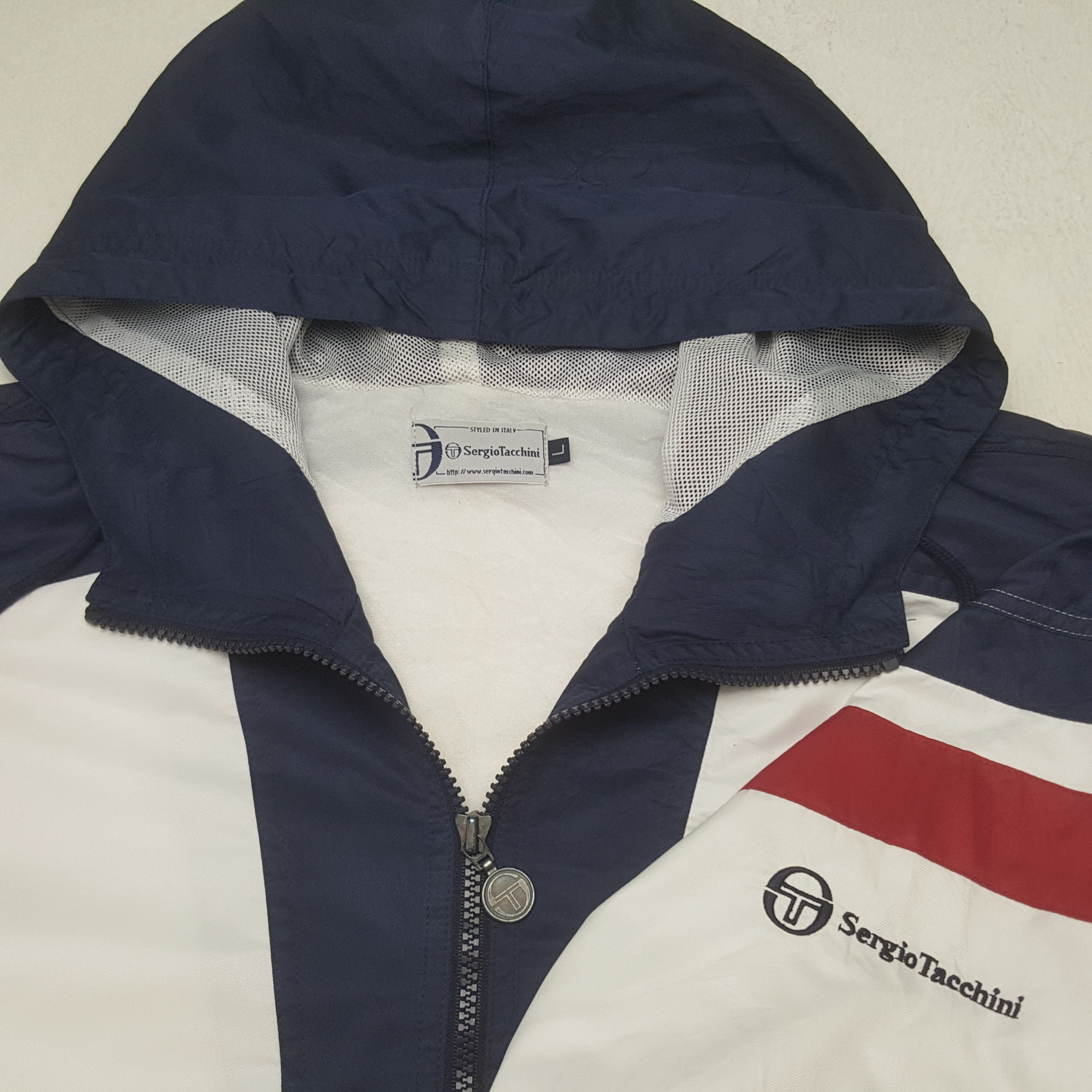 Sergio Tacchini Vintage Sergio Tacchini Tennis Sport Windbreaker Jacket RR30 Size US XL / EU 56 / 4 - 5 Thumbnail