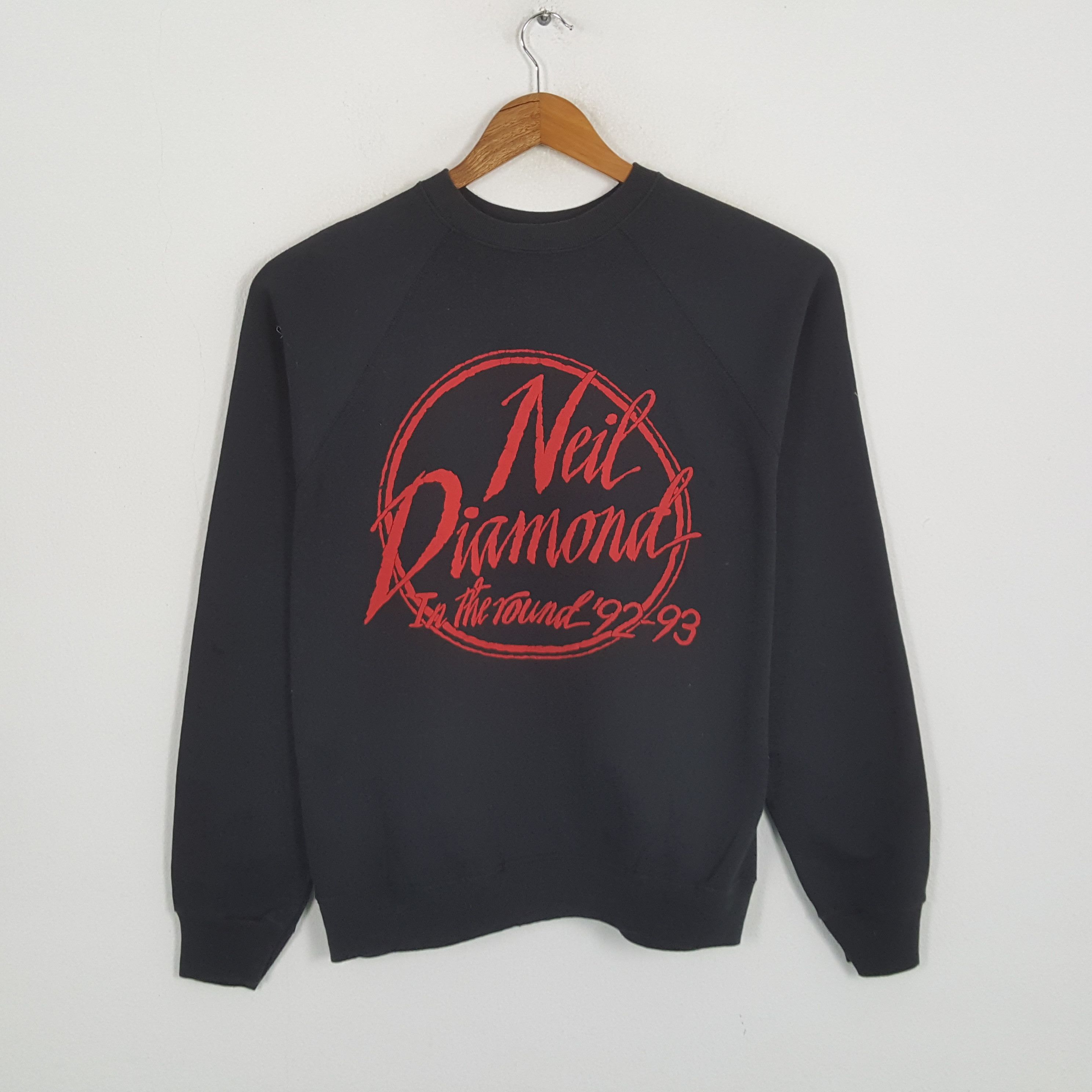 Band Tees × Vintage Vintage 90s NEIL DIAMONDS Streetwear Skateboard Sweatshirst Size US L / EU 52-54 / 3 - 1 Thumbnail